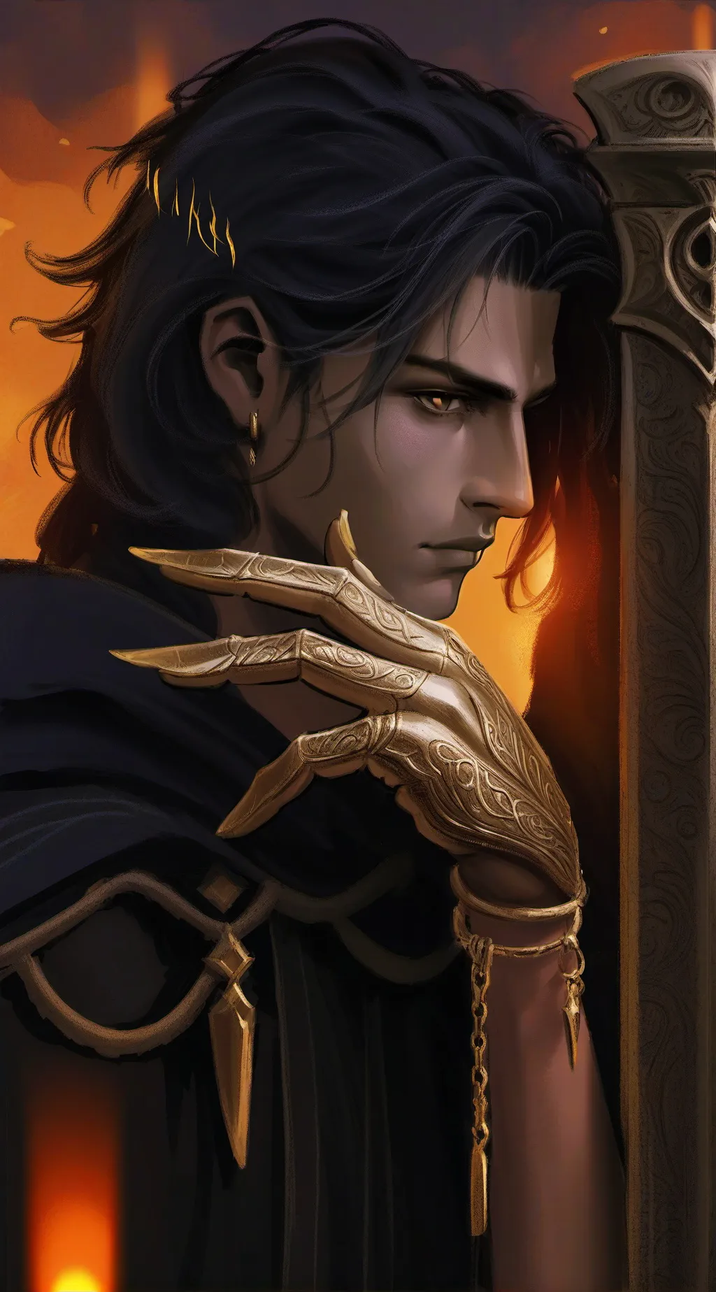ai character: oren  background