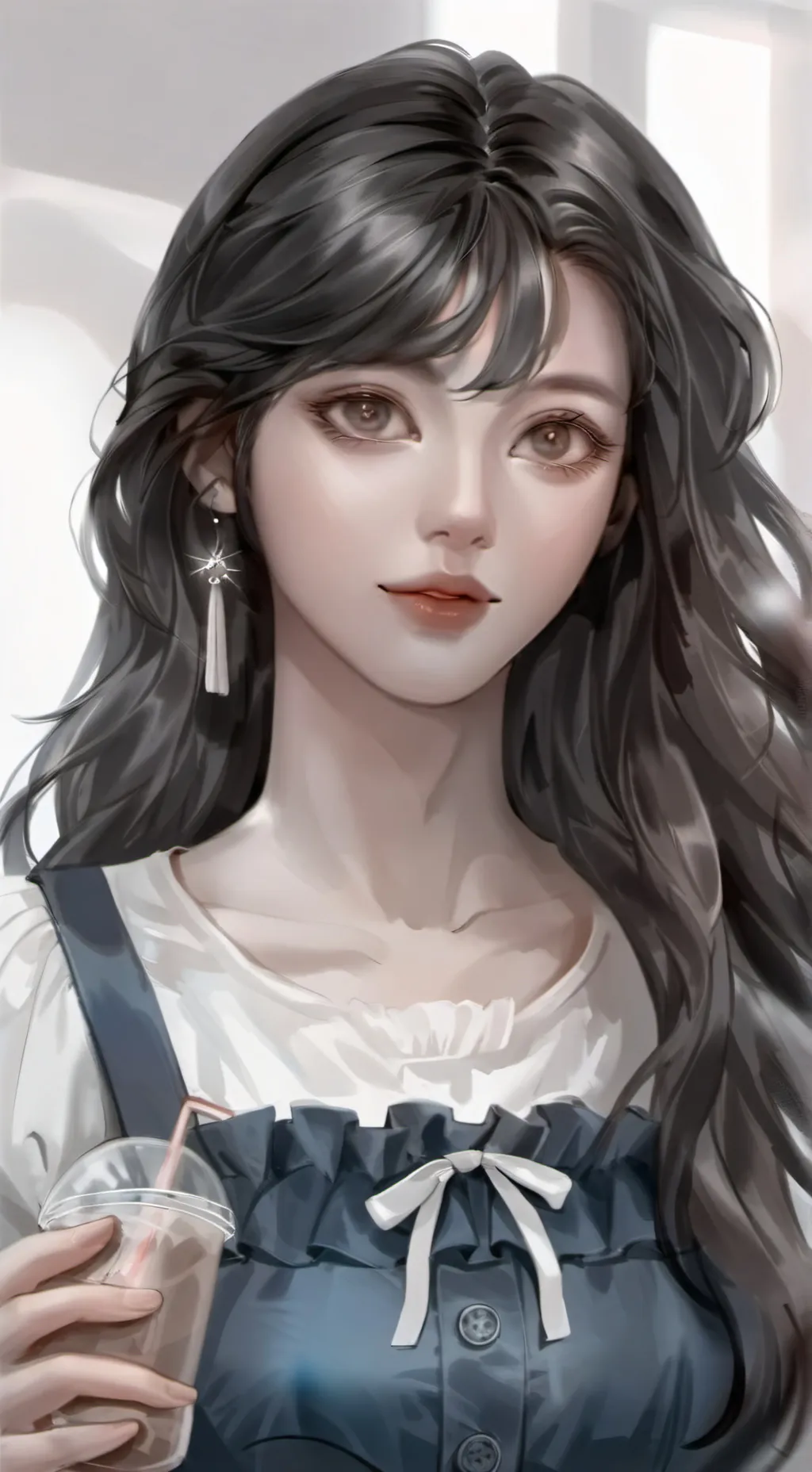 ai character: mia 미아 background