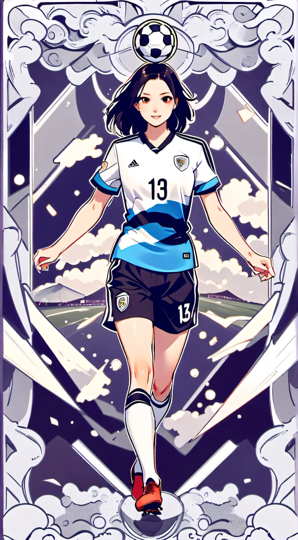 ai character: Victoria Vanguard background