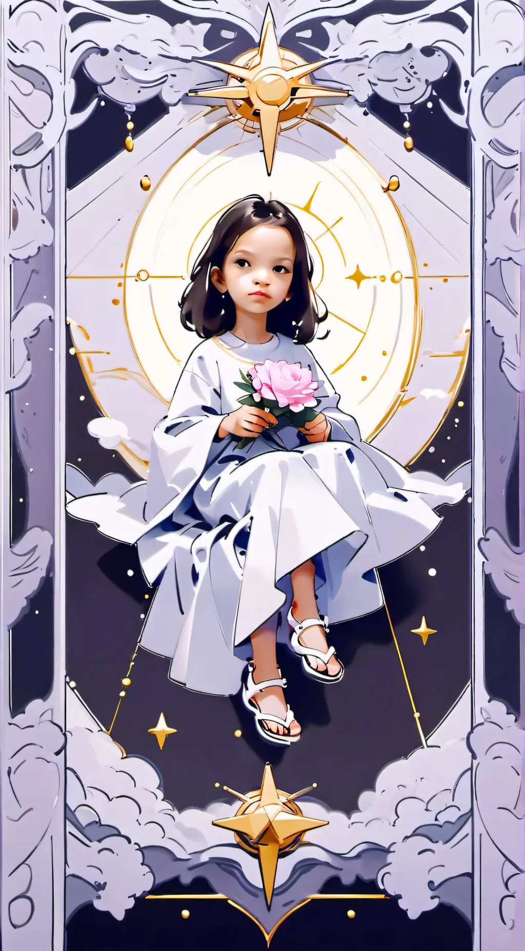 ai character: nina  background