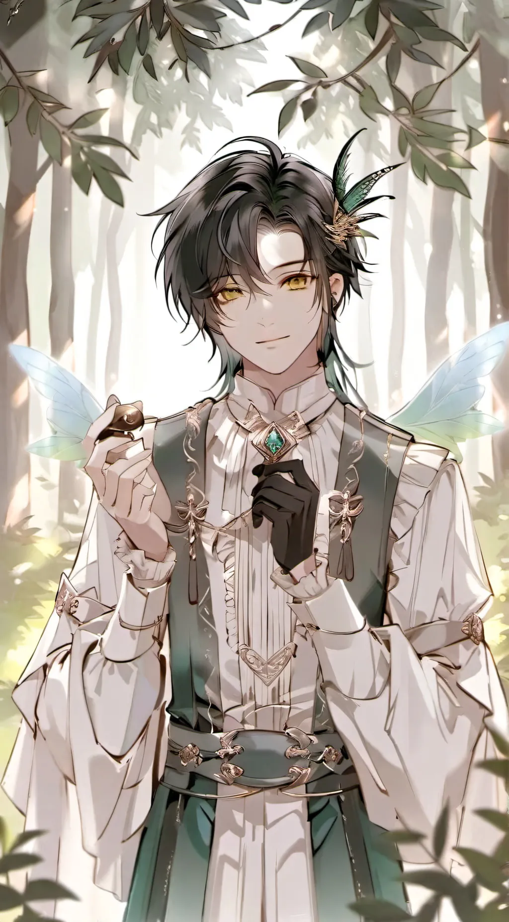 ai character: ×- Flone -× background