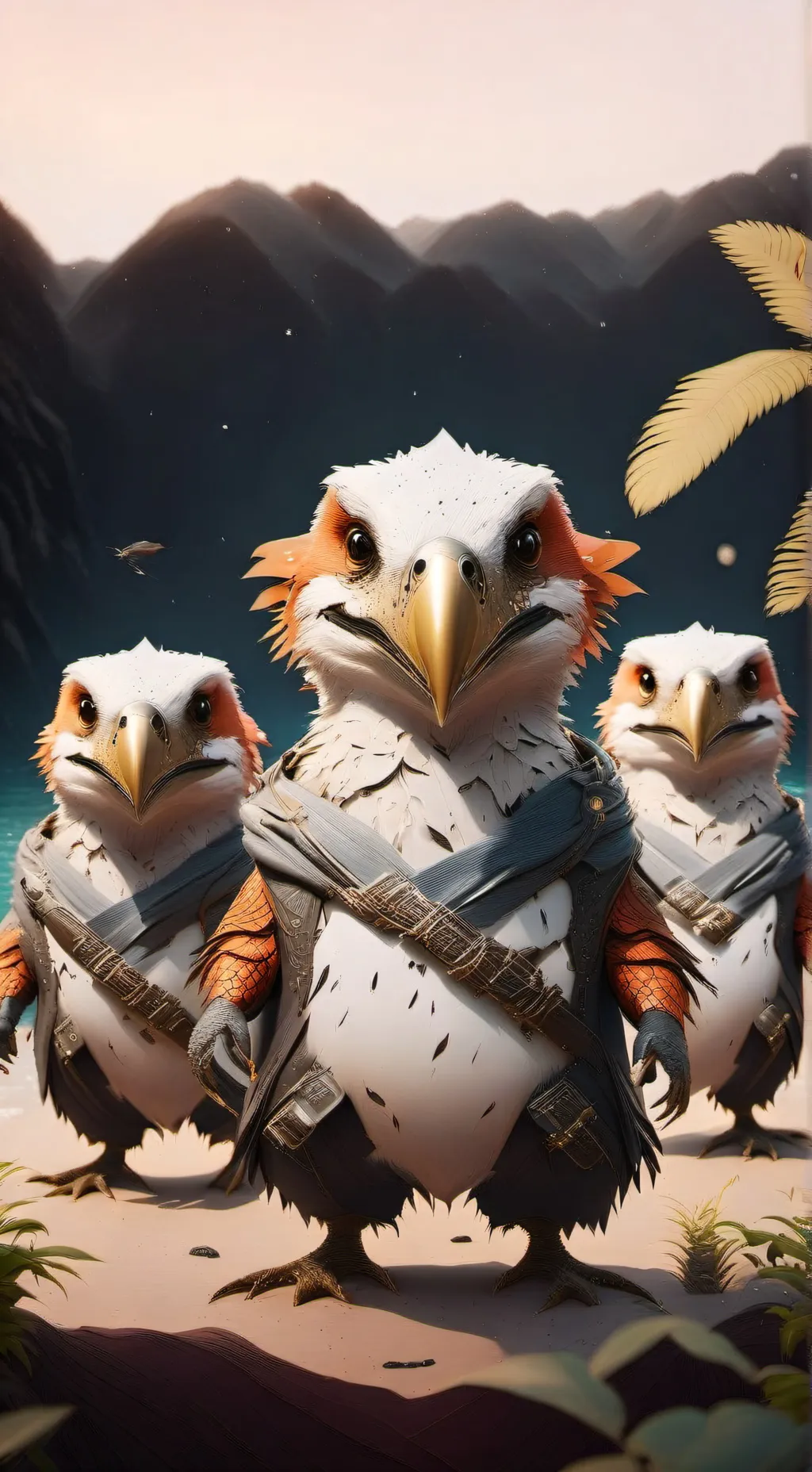 ai character: BIRB GANG background
