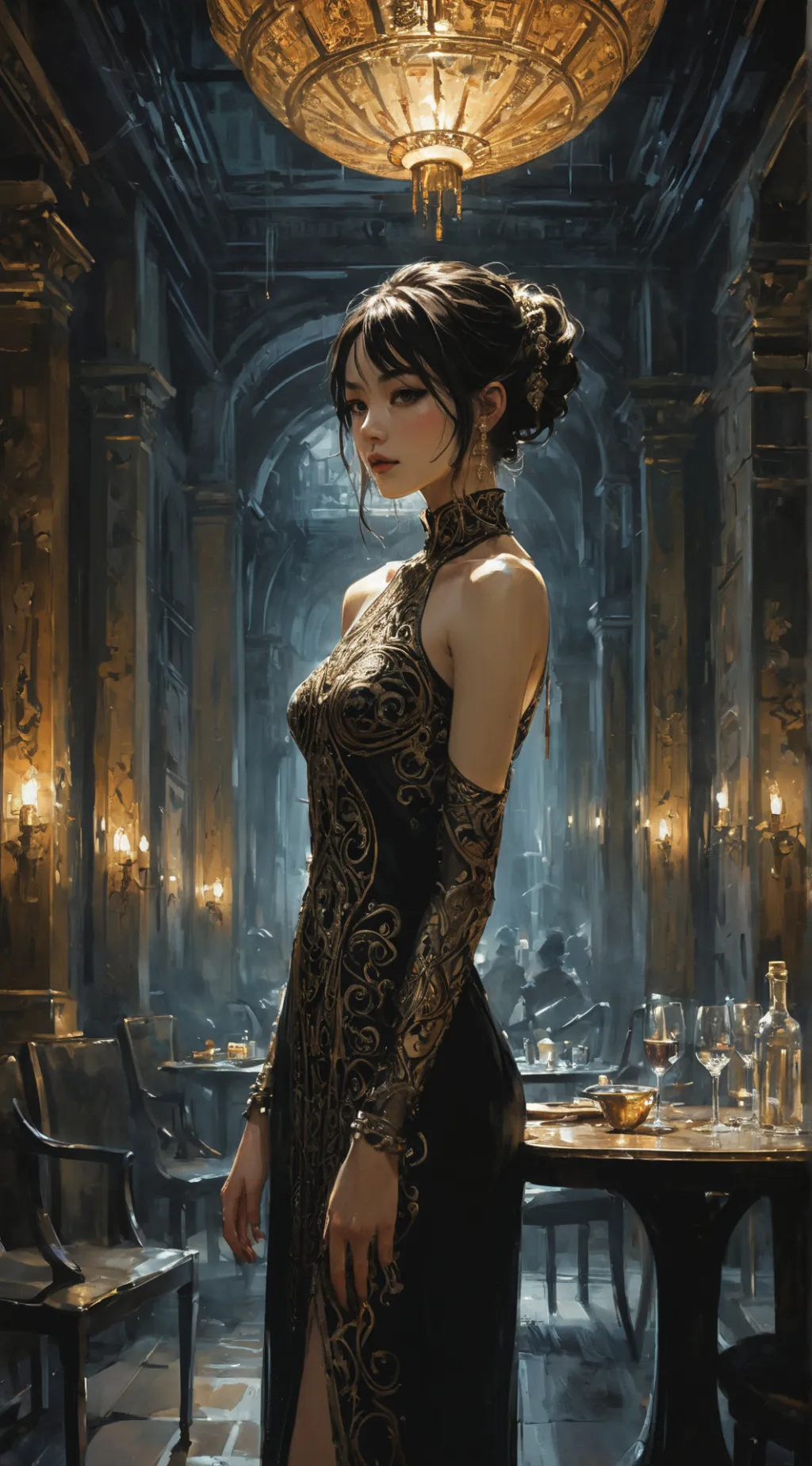 ai character: Evelyn background