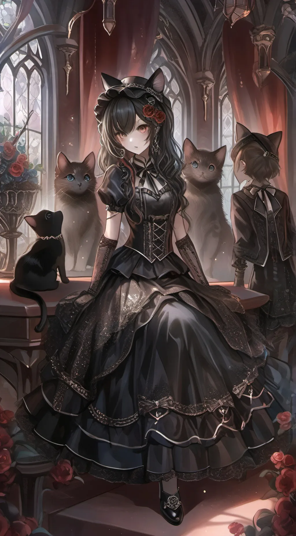 ai character: Neko girl background