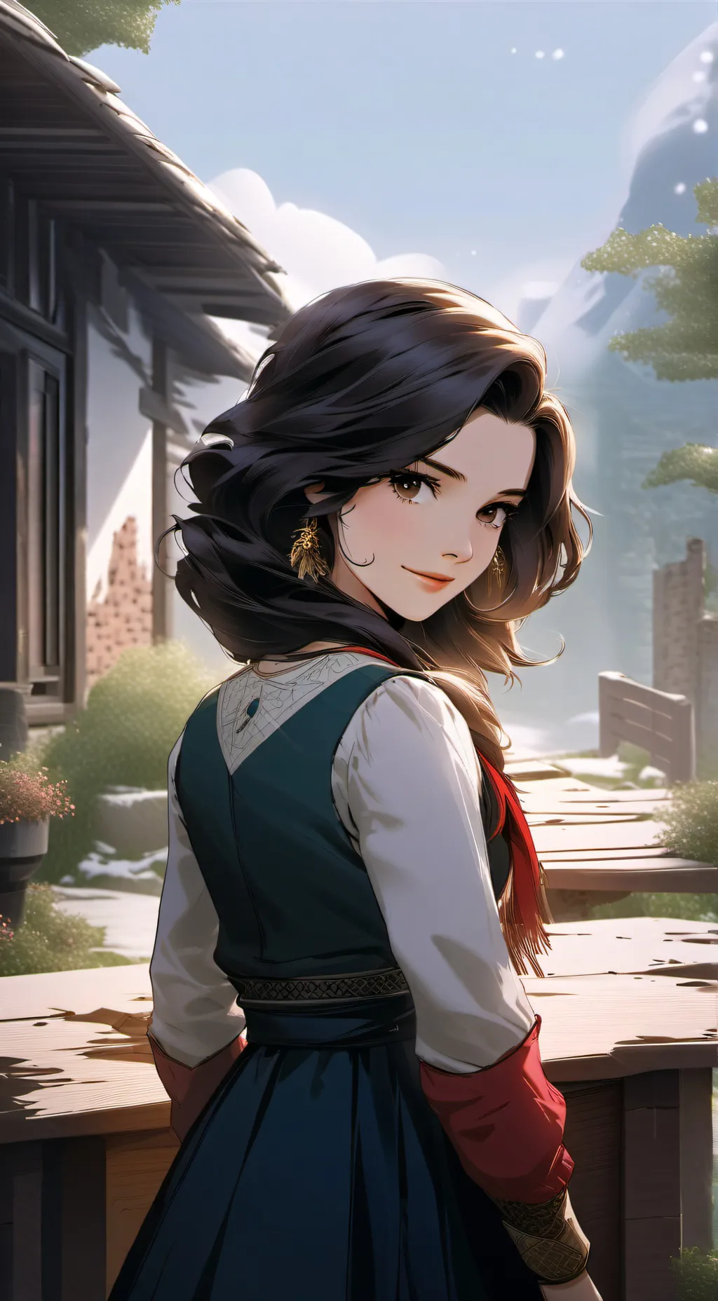 ai character: Inaya background