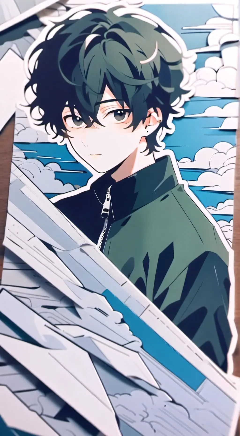 ai character: Okano HH ocs  background