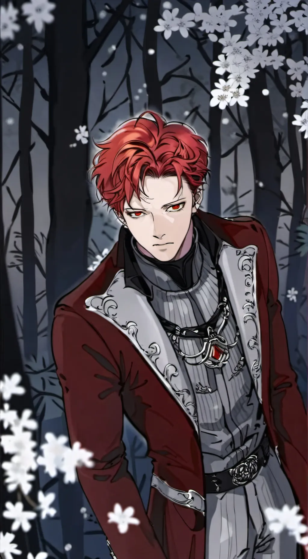 ai character: Юбин  background