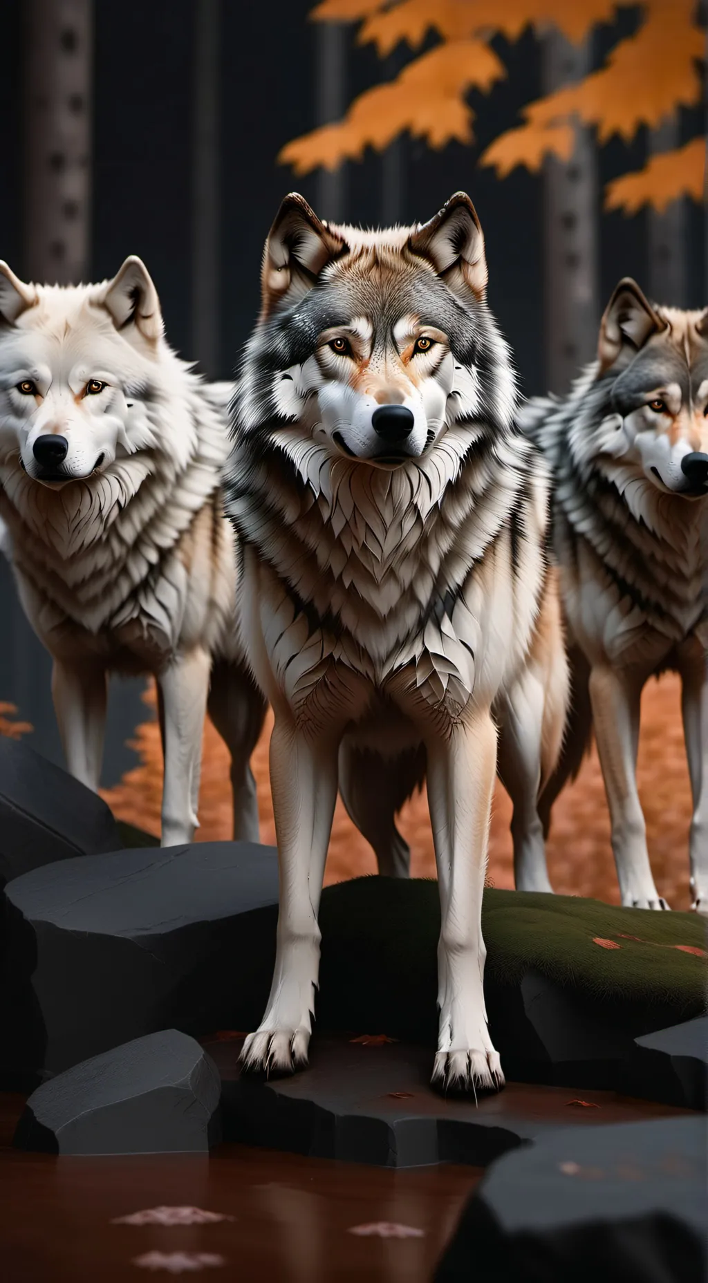 ai character: Wolves background