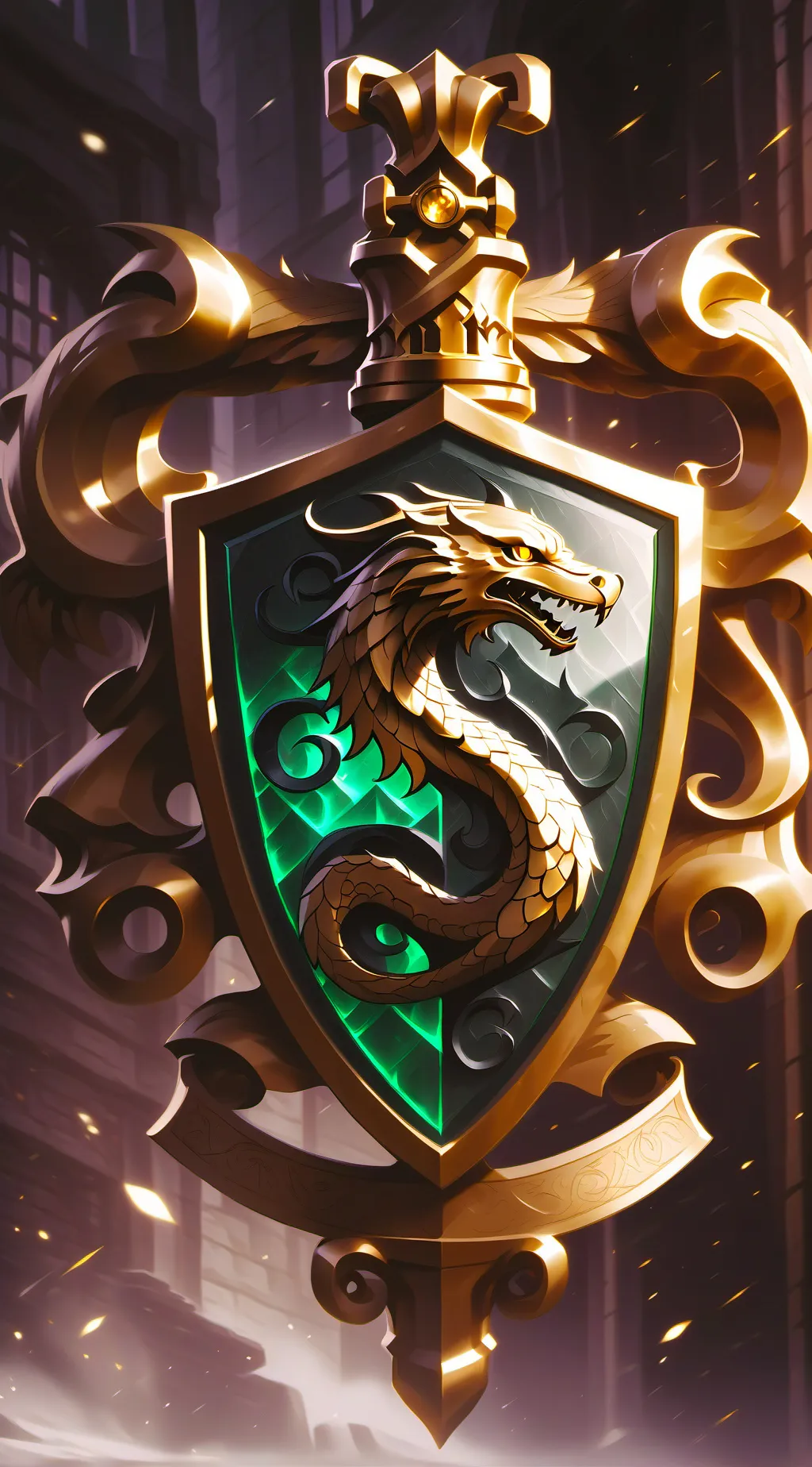 ai character: The Slytherins💚🩶 background