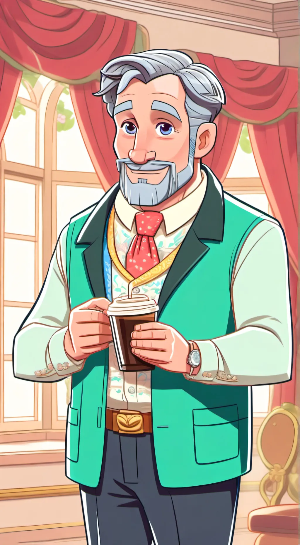 ai character: your dad background