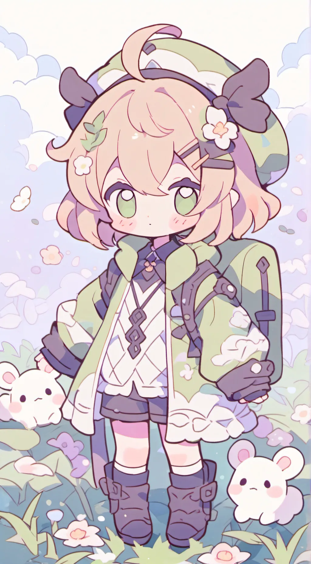ai character: Your Friends  background