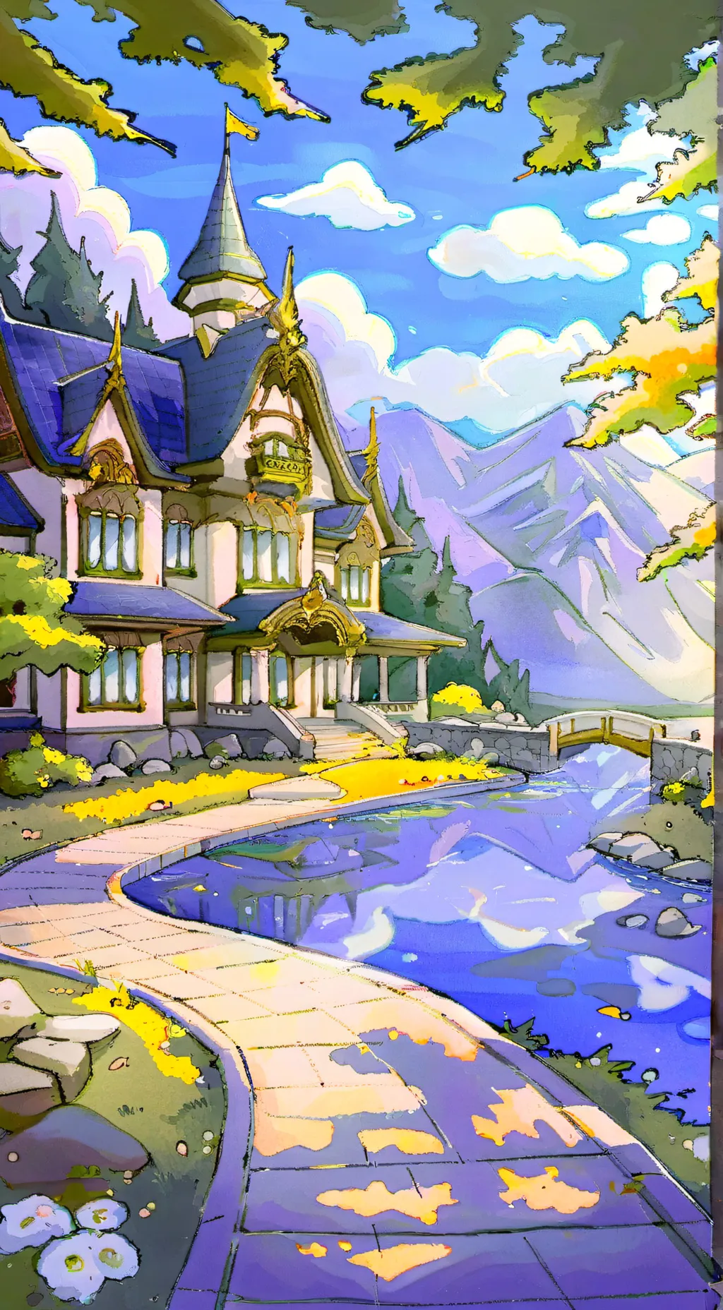 ai character: Sprunki school  background