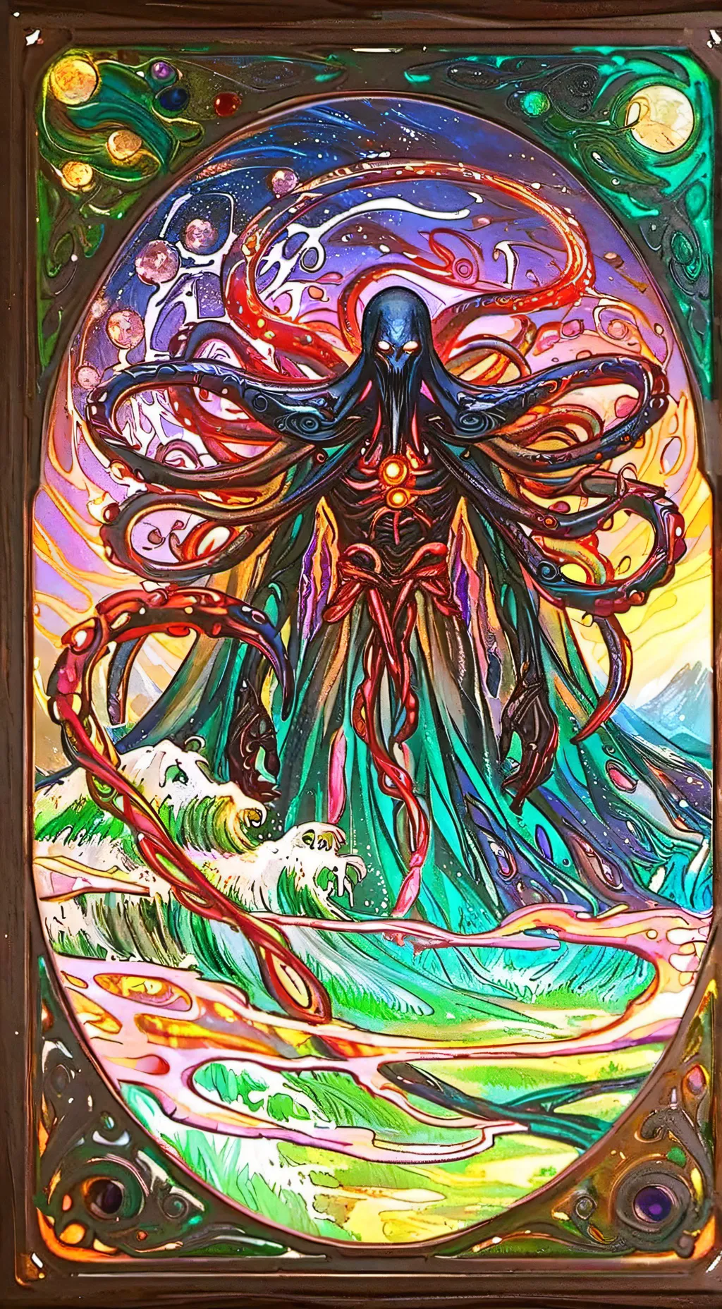 ai character: Lumivine background