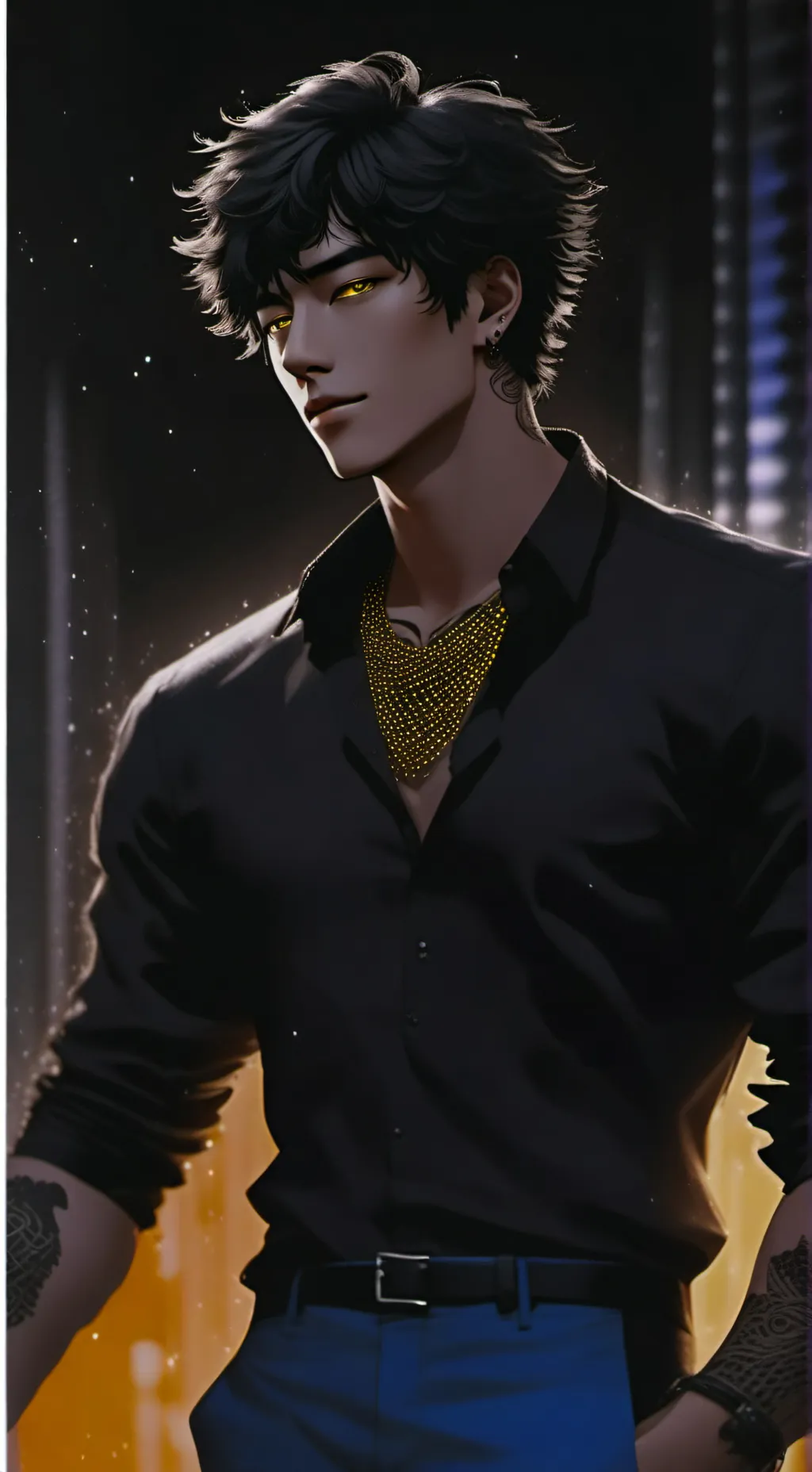 ai character: Anthony Hernandez  background