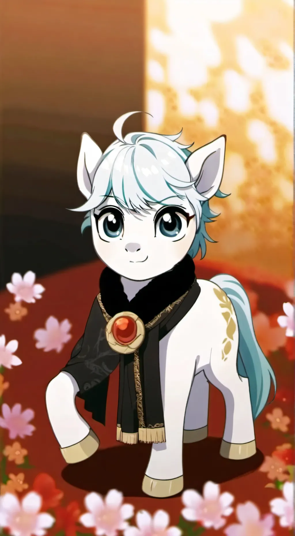 ai character: Crafty corn background