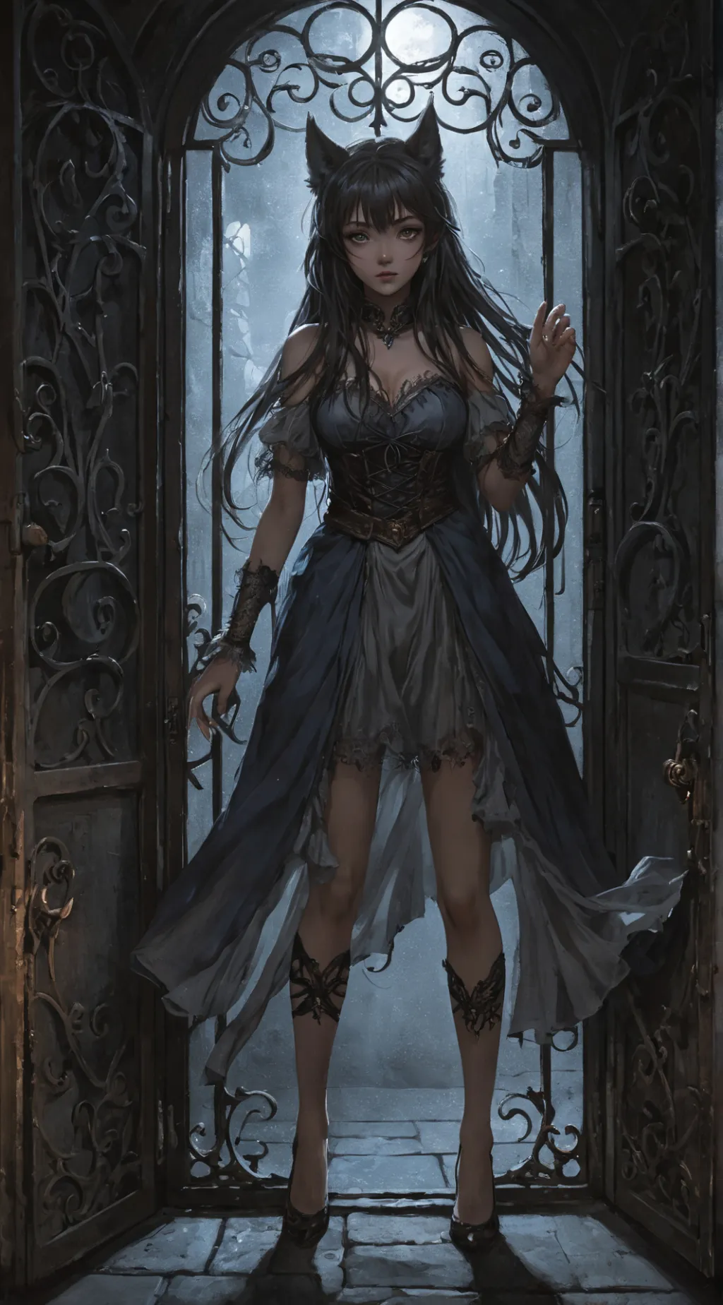 ai character: Luna background