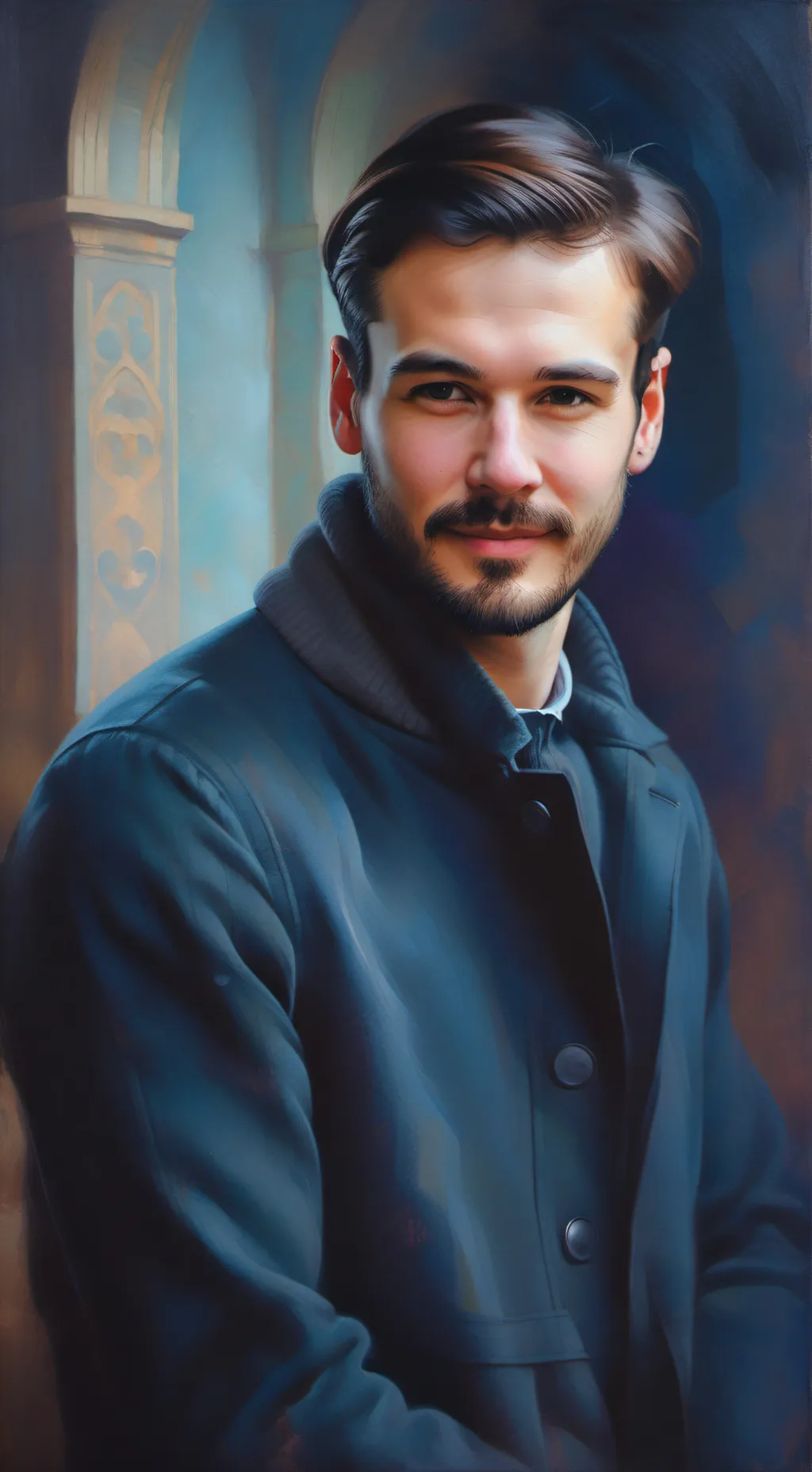 ai character: Damien background