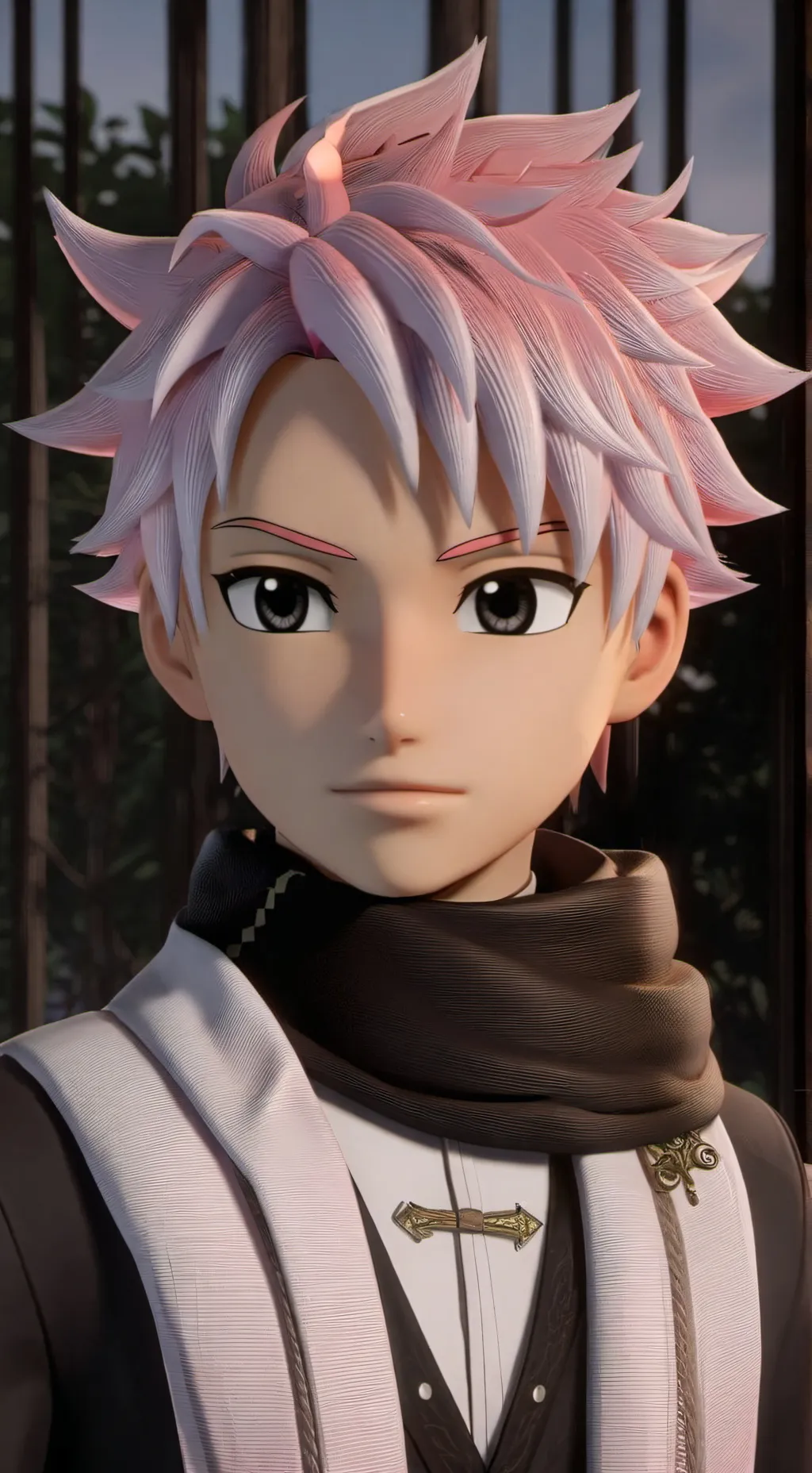 ai character: Natsu Dragneel background