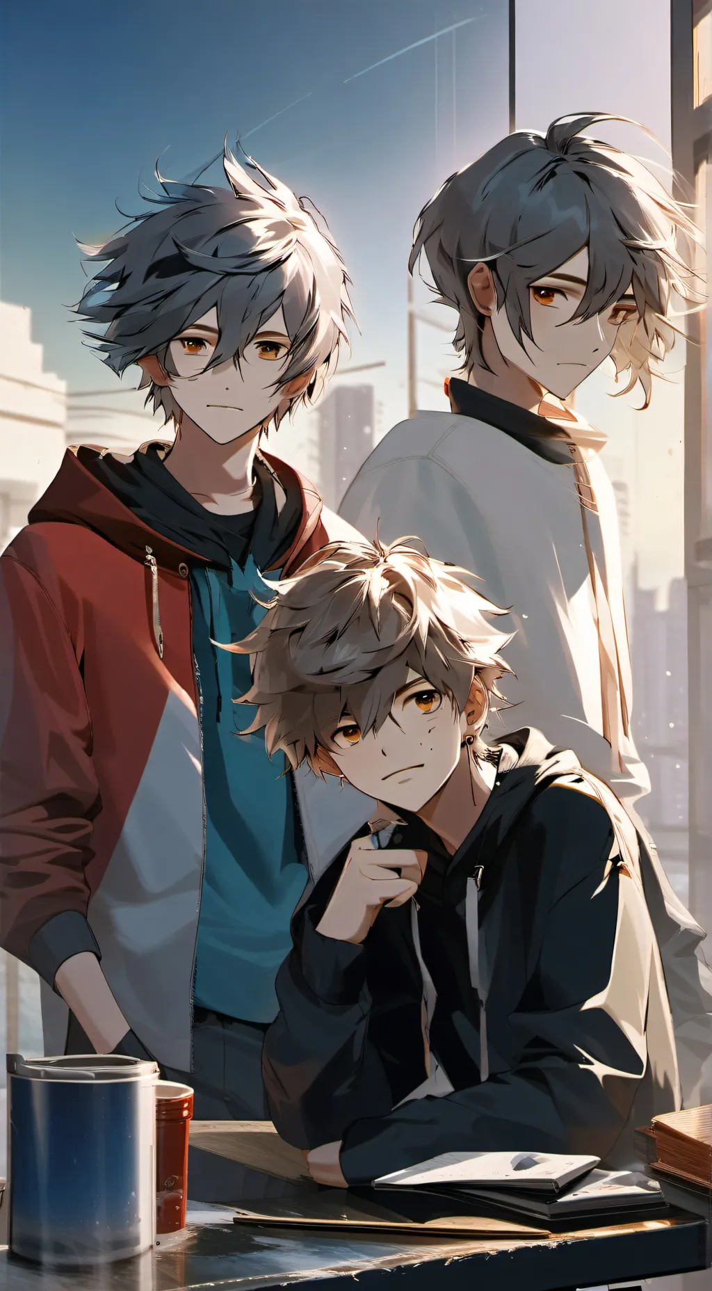 ai character: Val,Jake,kayden background