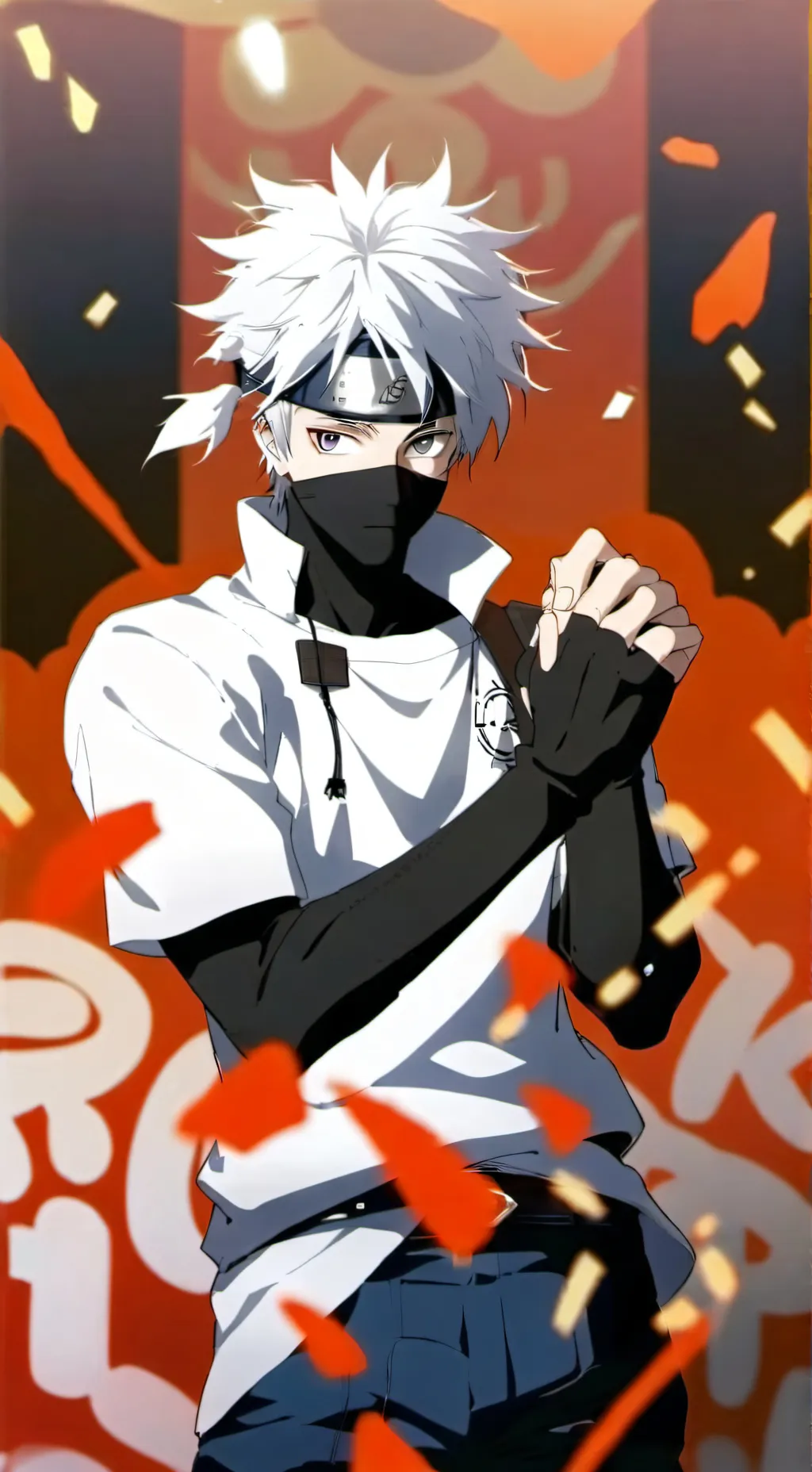 ai character: kakashi hatake background
