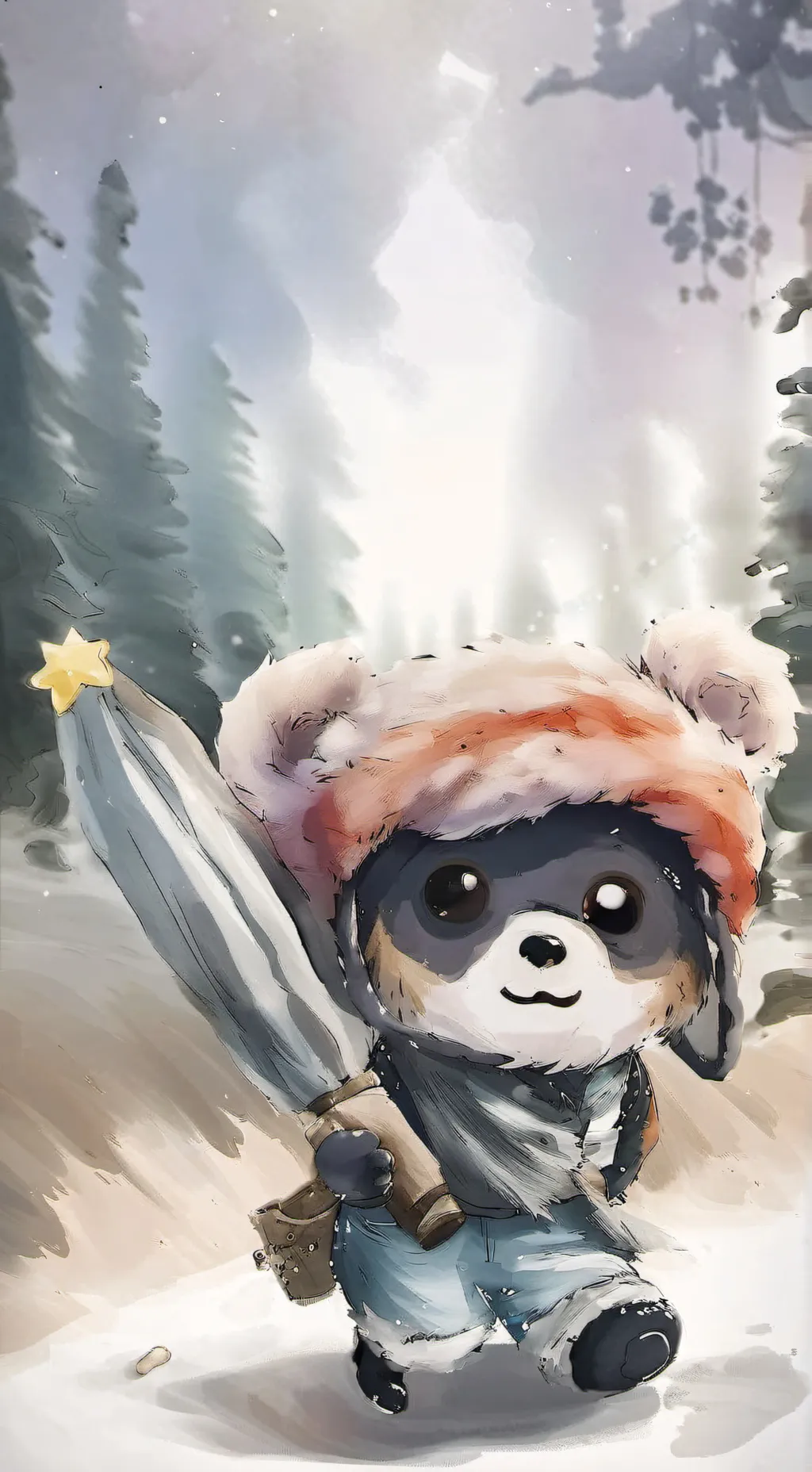 ai character: Moonflower background