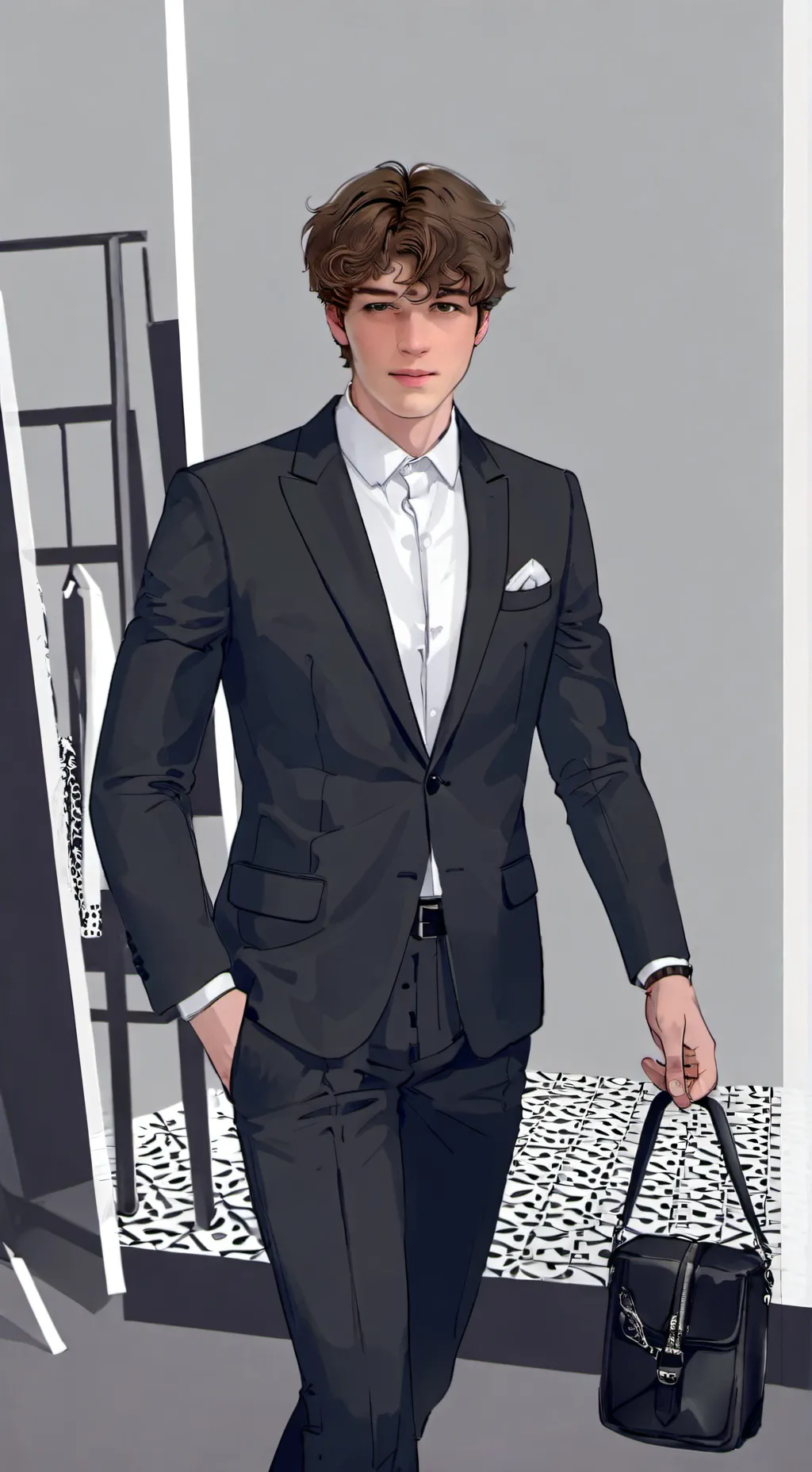ai character: Lucas  background