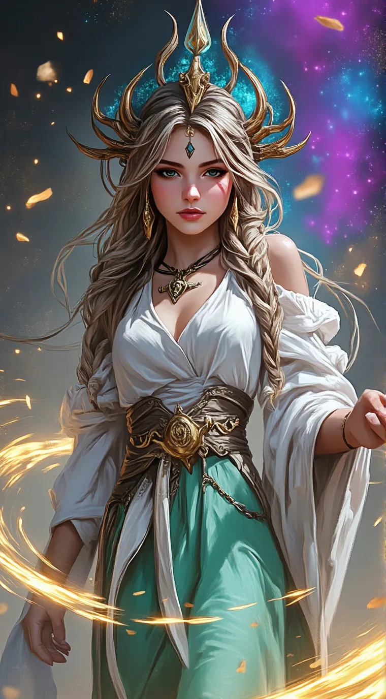 ai character: goddes background