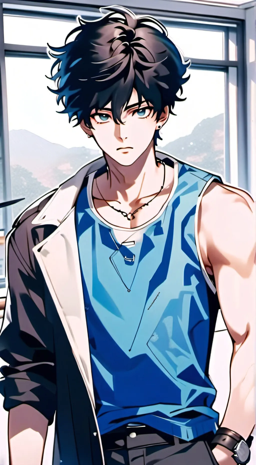 ai character: Matteo ✨️ background