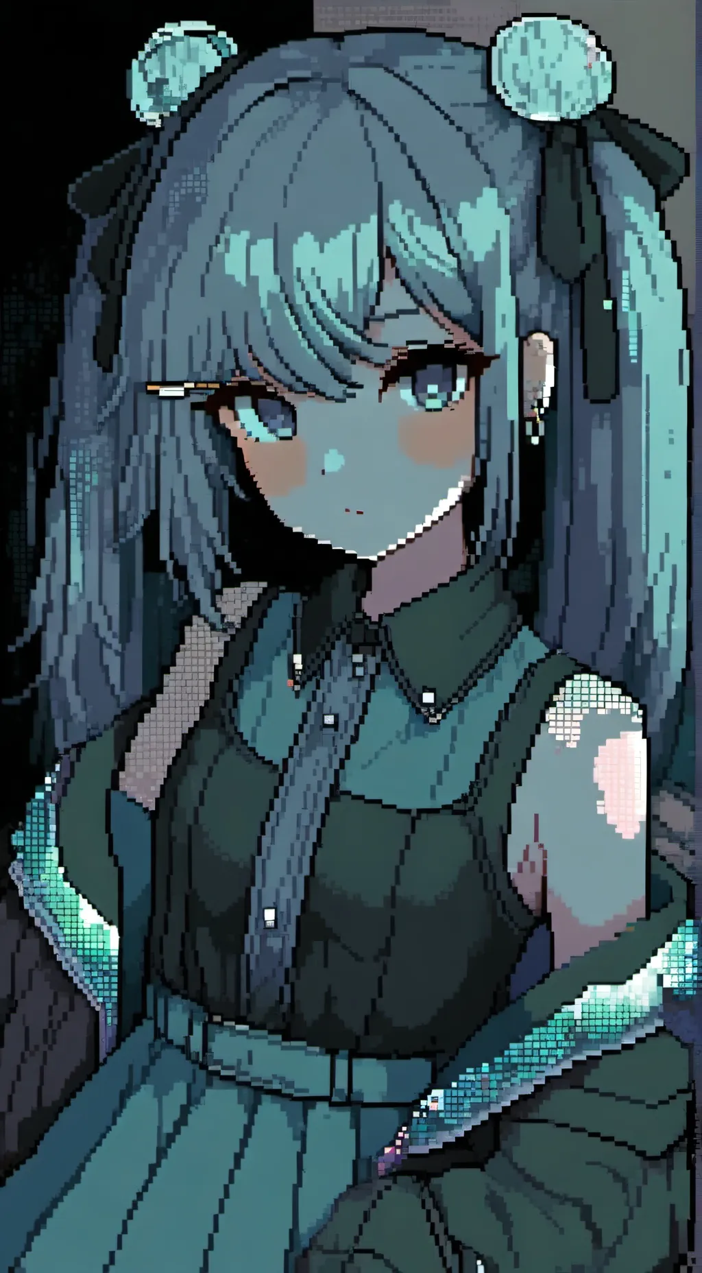 ai character: Miku background