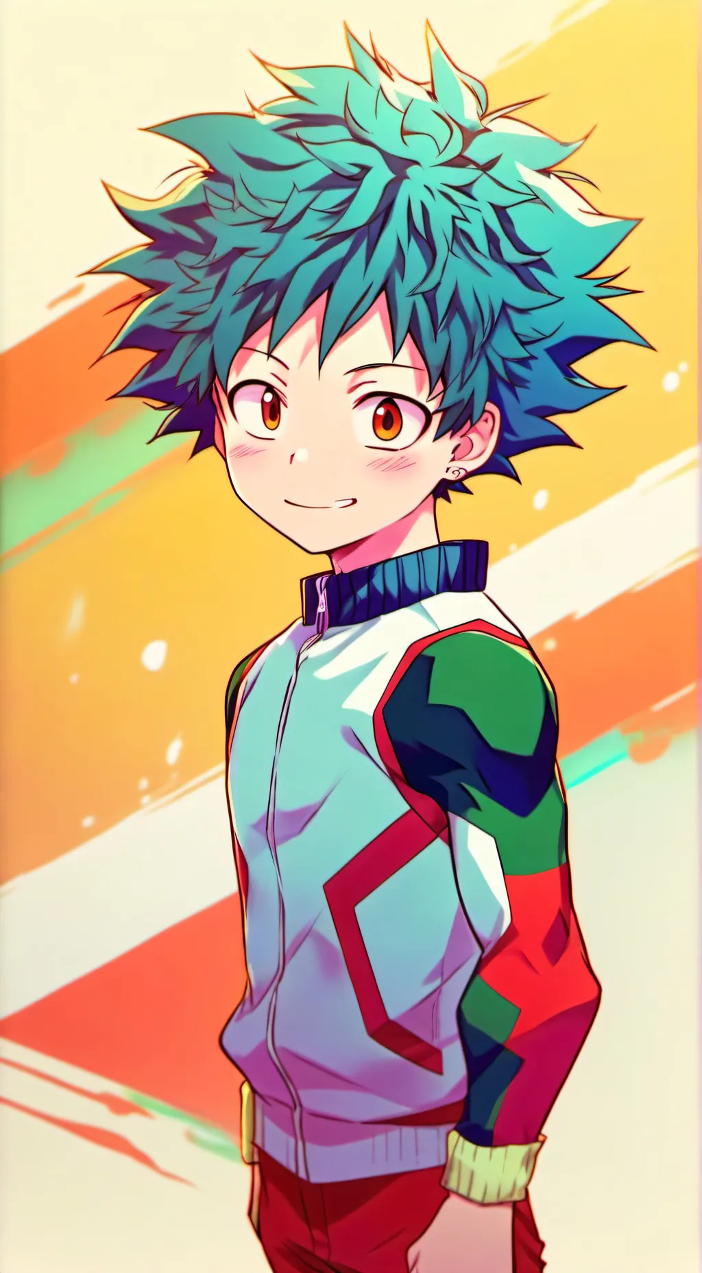 ai character: Deku died...? background