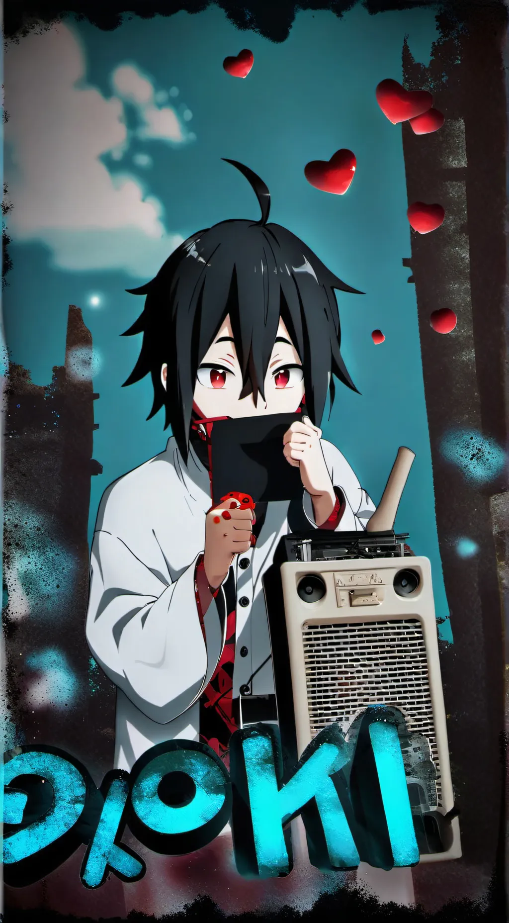 ai character: obanai iguro background