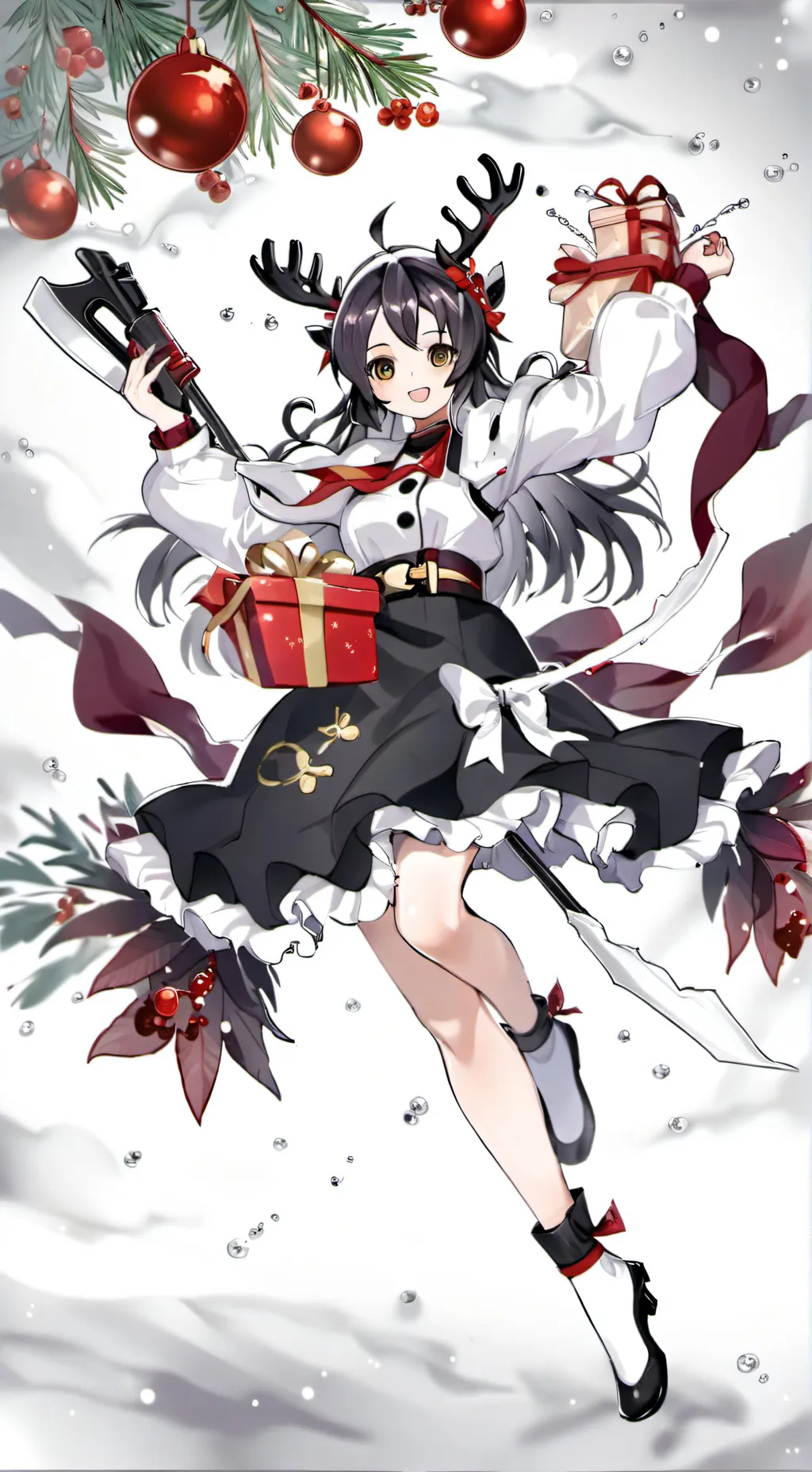ai character: KNY Christmas  background