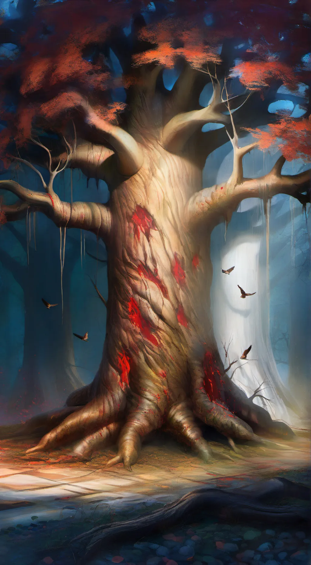 ai character: idk the woods background