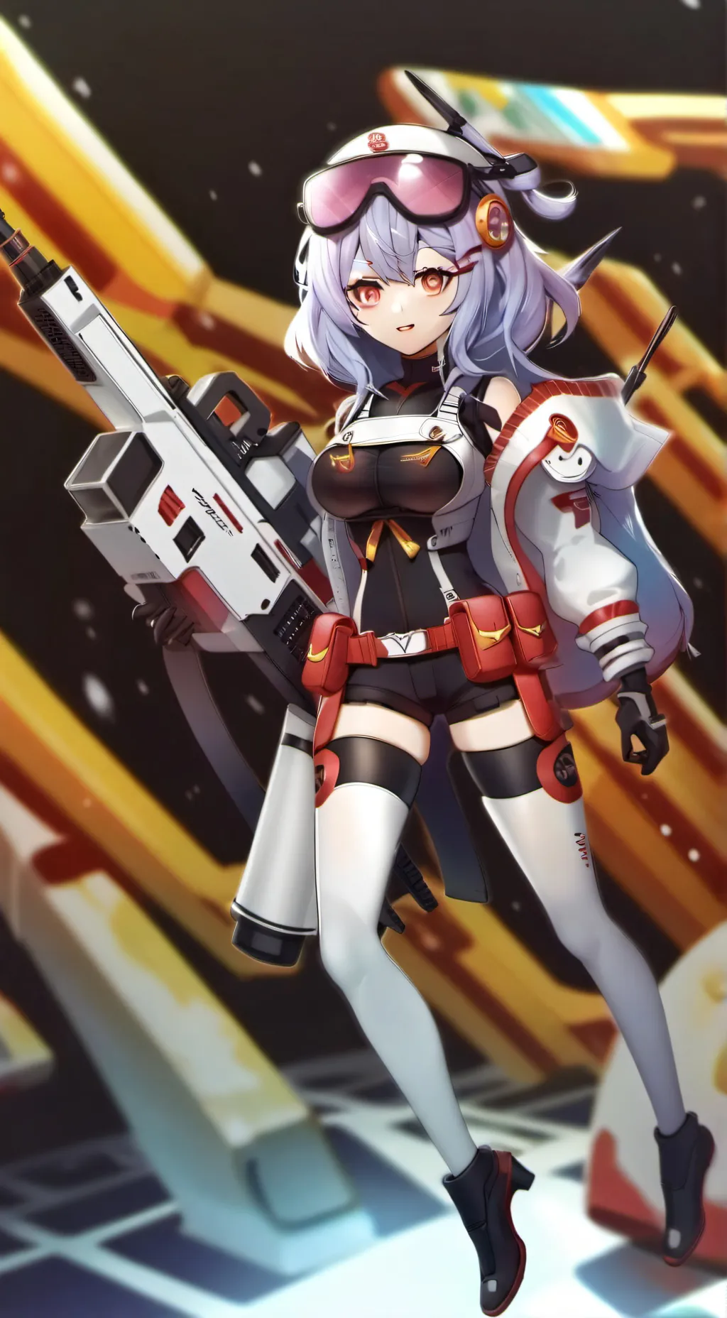 ai character: murder drones hum. background