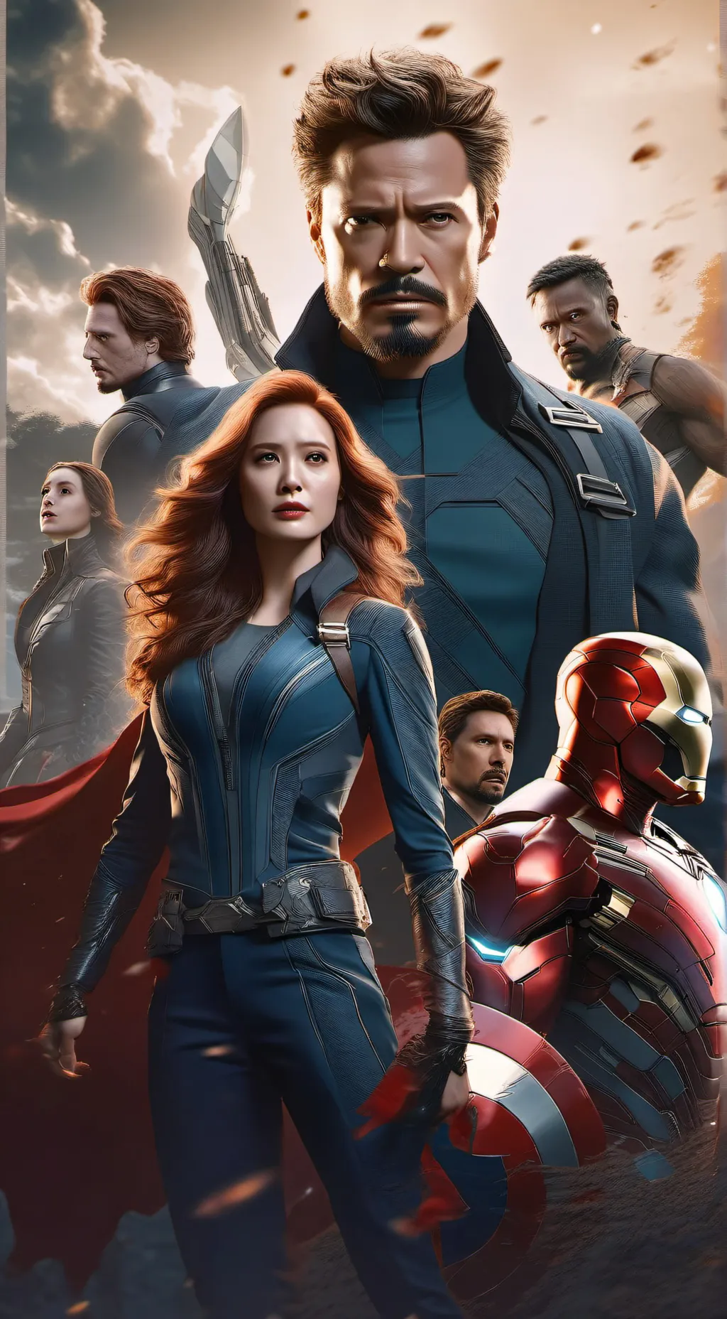 ai character: Steve Rogers×Y/N3 background
