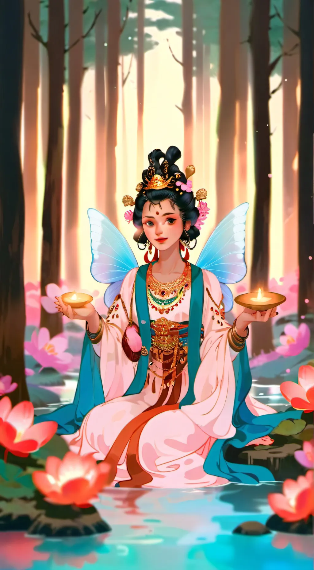 ai character: Minghua background