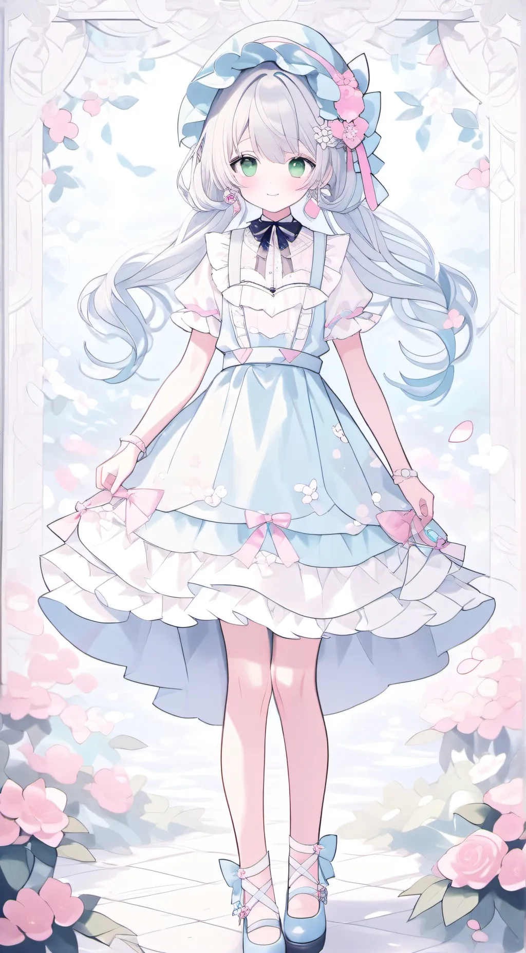 ai character: Wenda retake  background