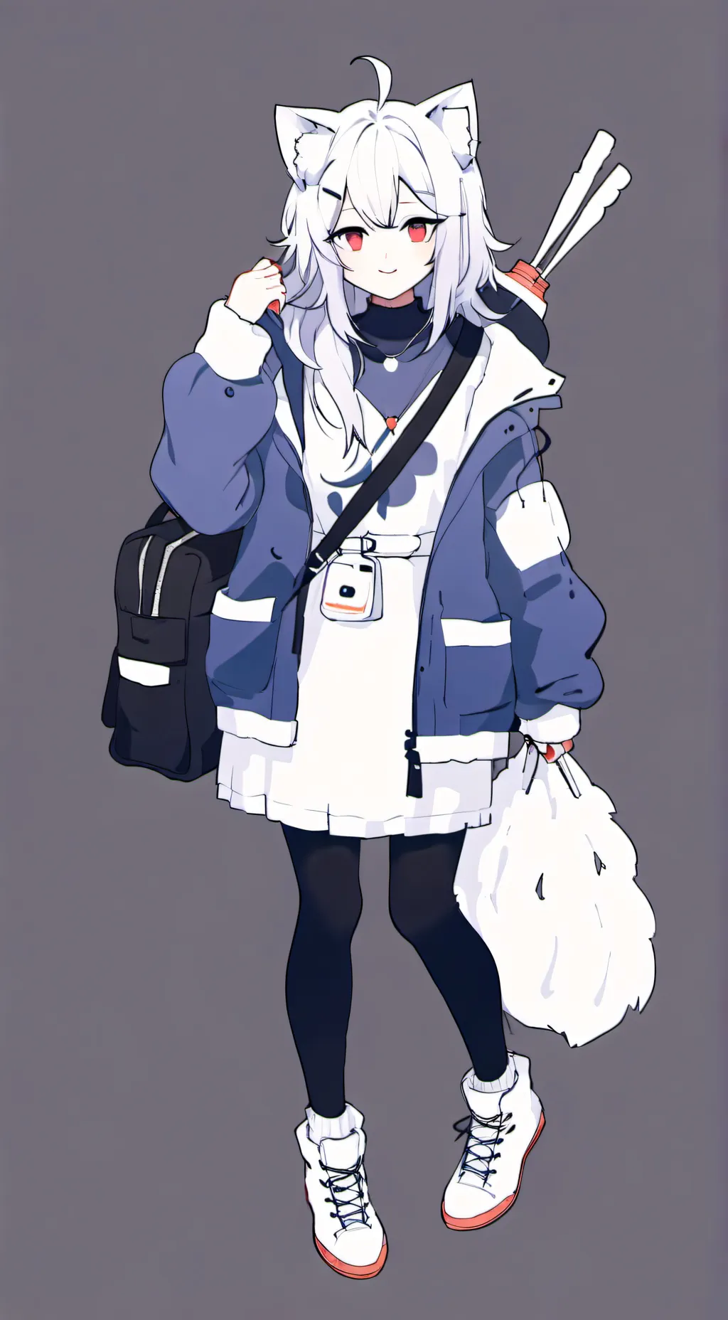 ai character: EMA  background