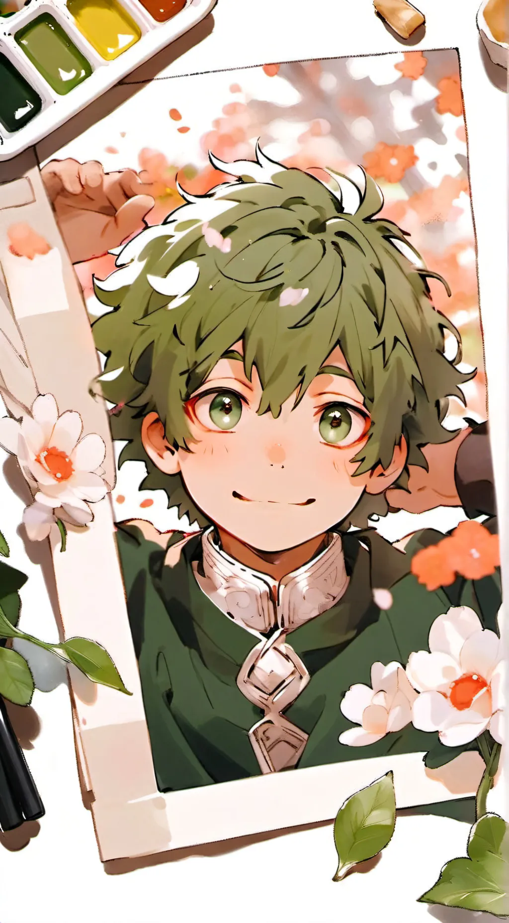 ai character: deku background