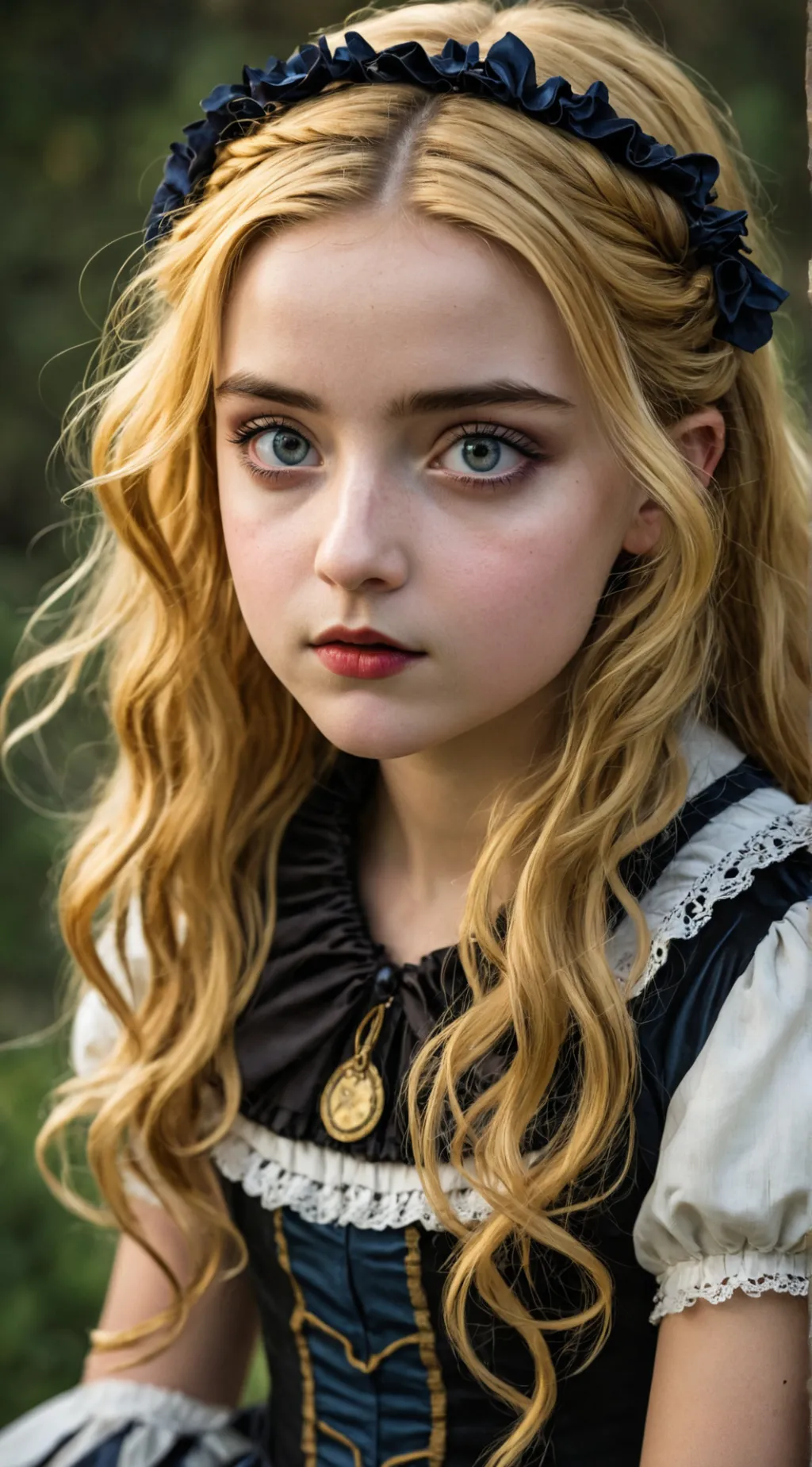 ai character: Alice Liddel  background
