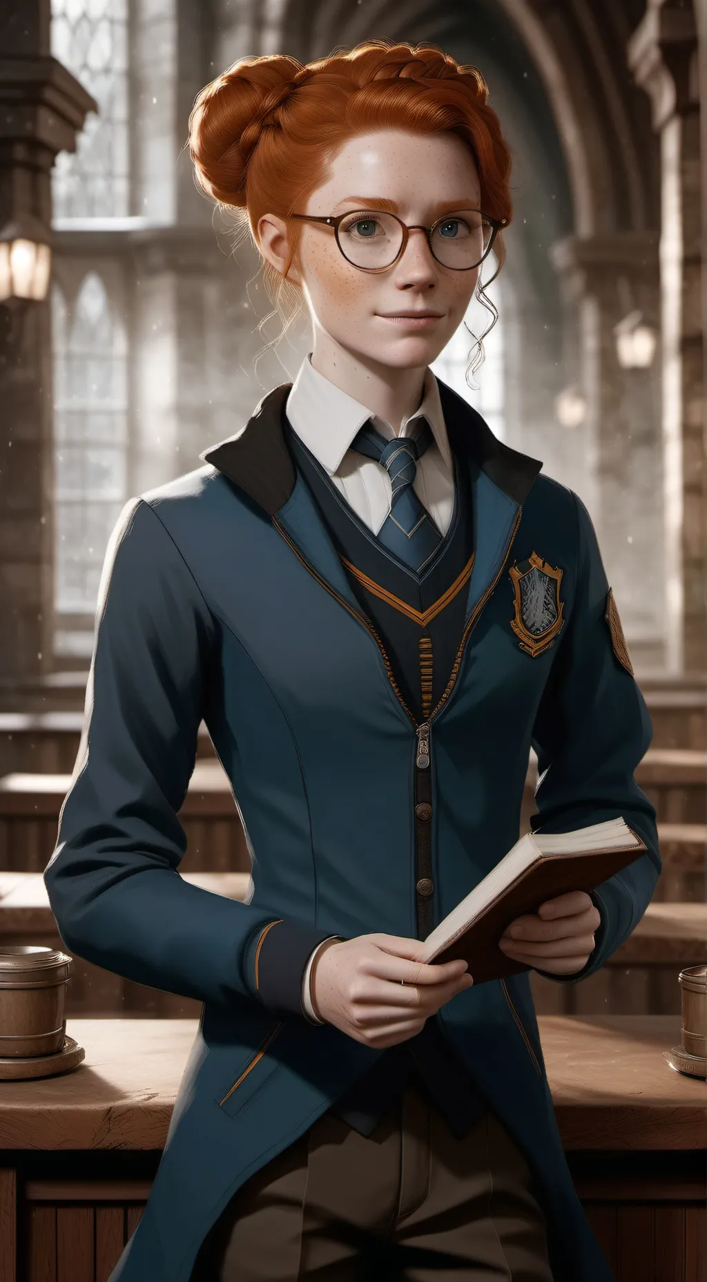ai character: Hogwart 3 background
