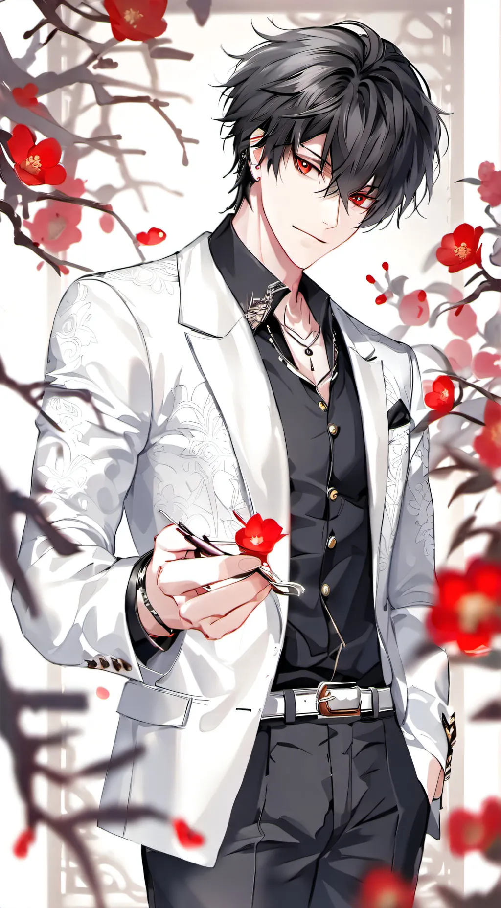 ai character: PRINCE ZAX background