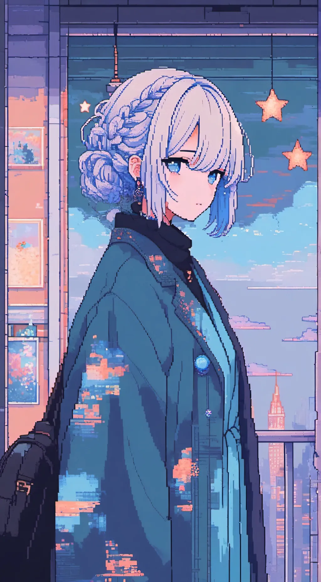 ai character: Rose background