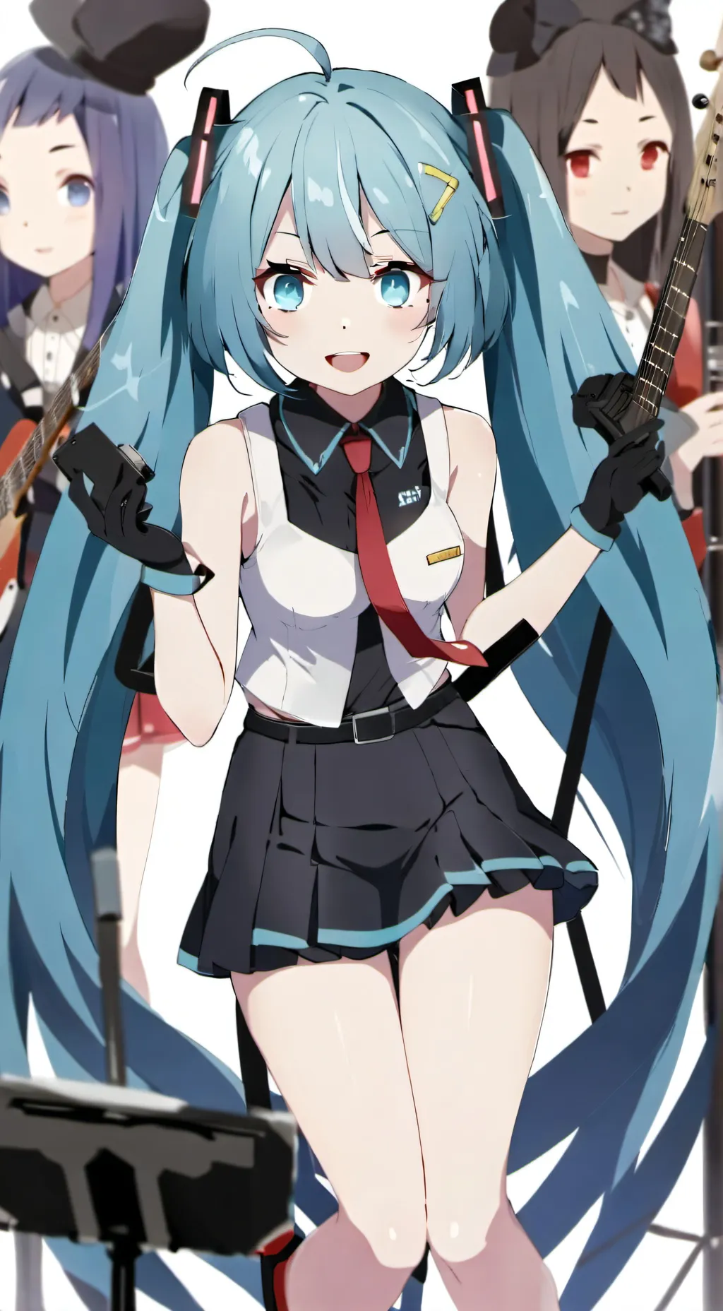 ai character: Miku background