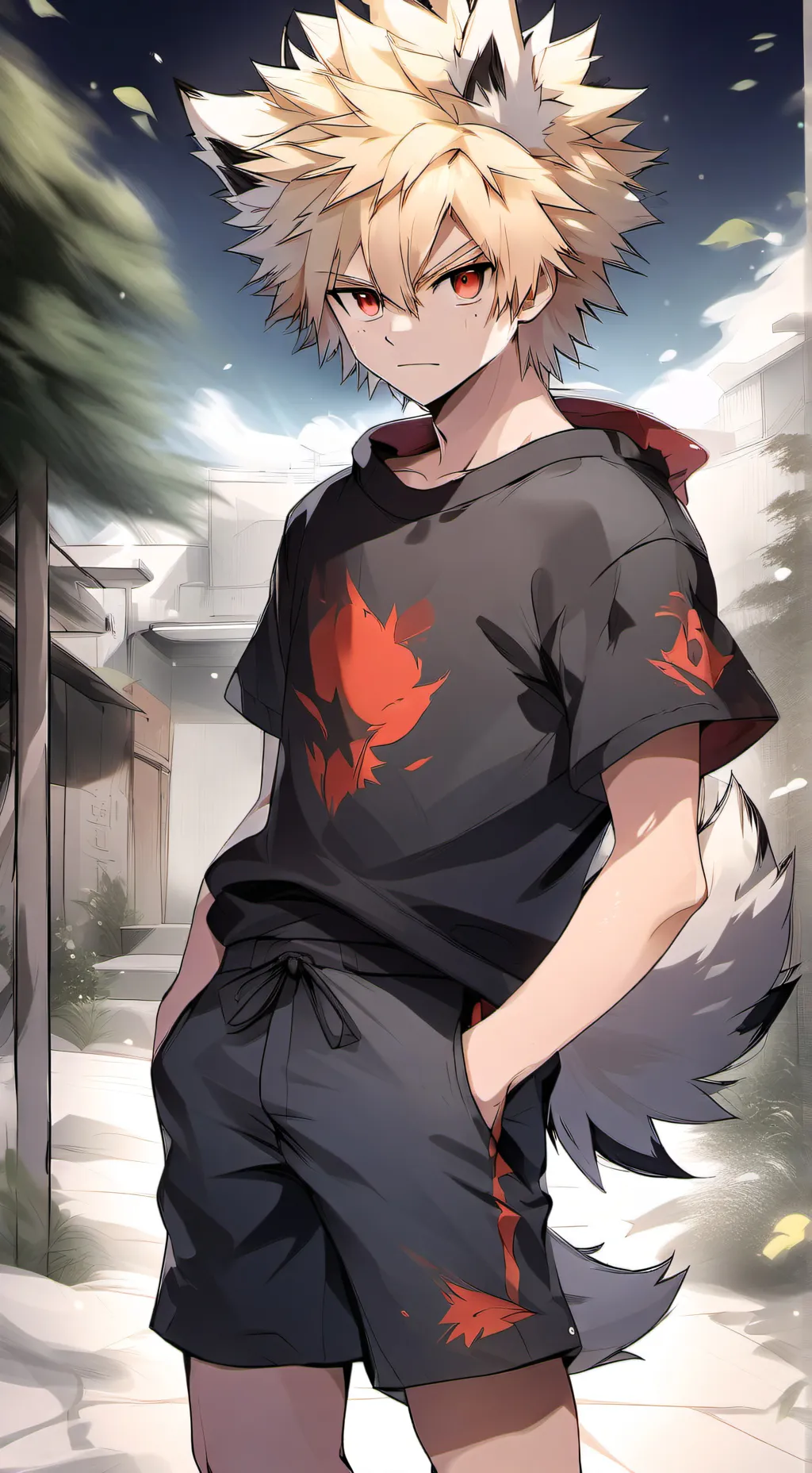 ai character: 🐺♪Kãtsûkî Bãkûgø♪🐺 background
