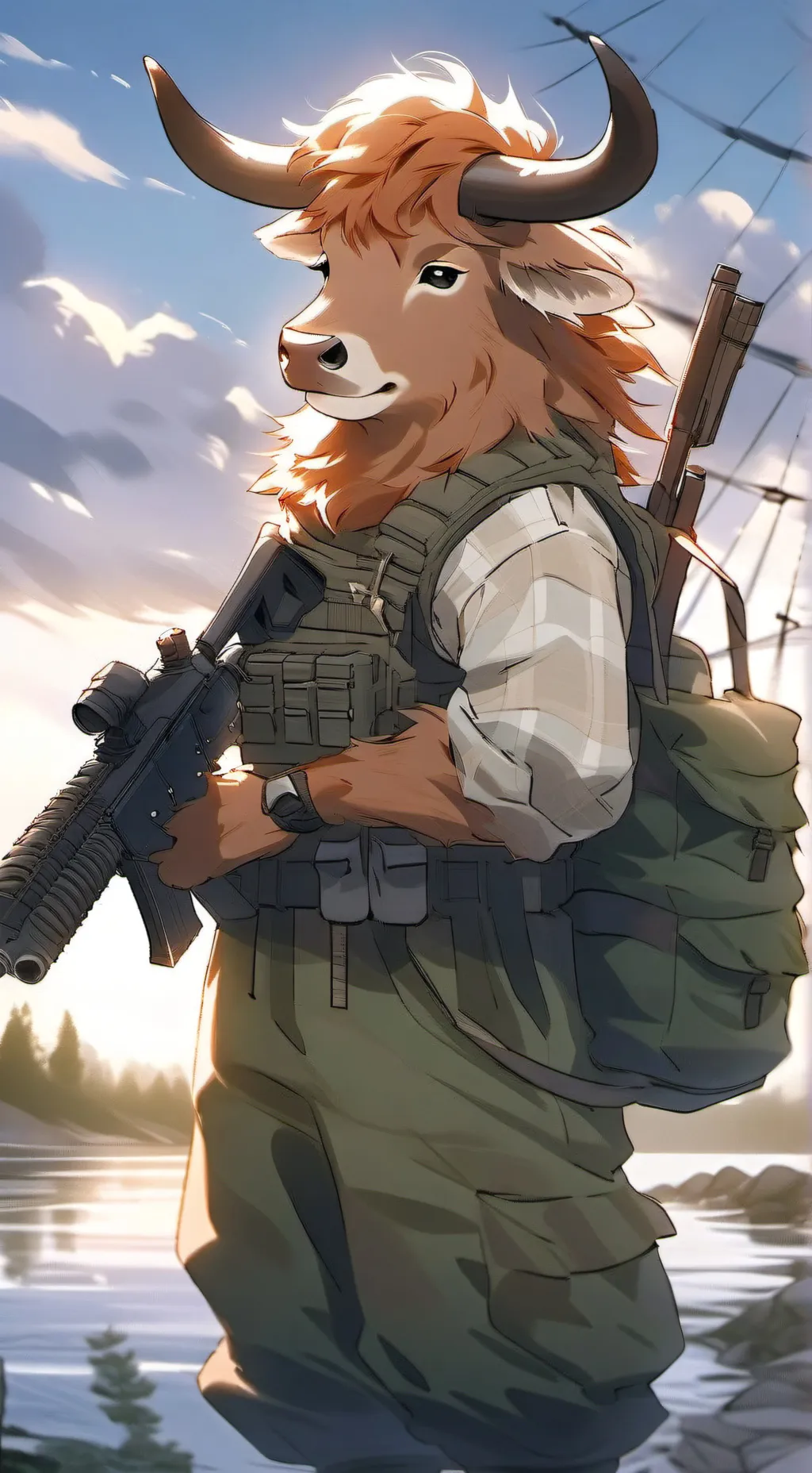 ai character: Blair background