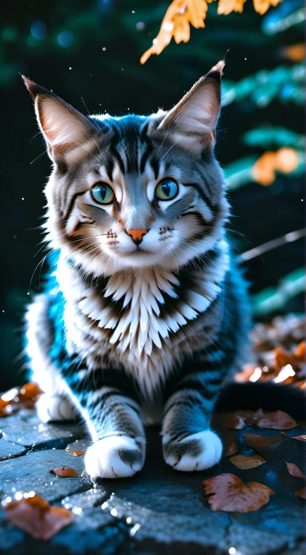 ai character: cat background