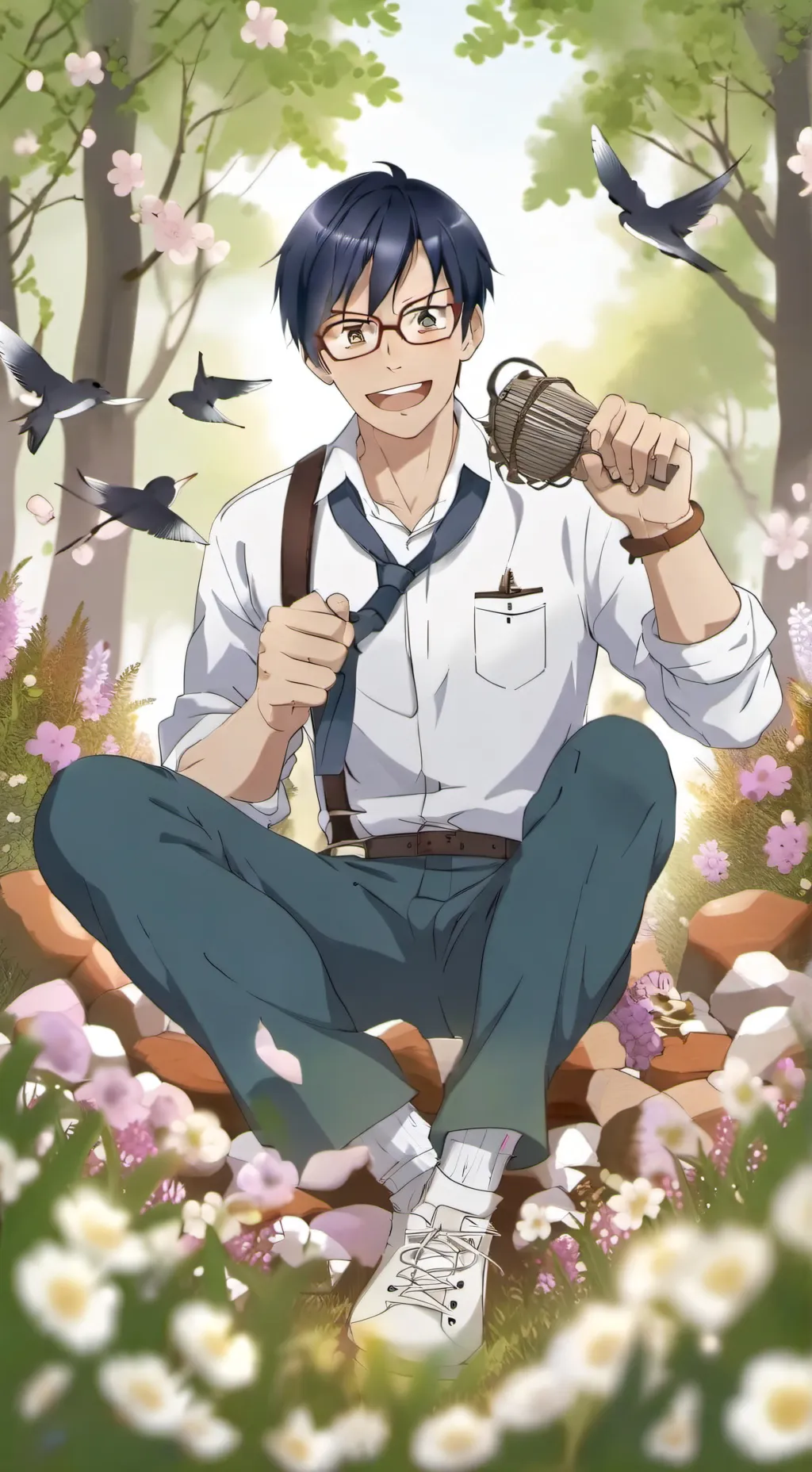 ai character: Tenya Iida background