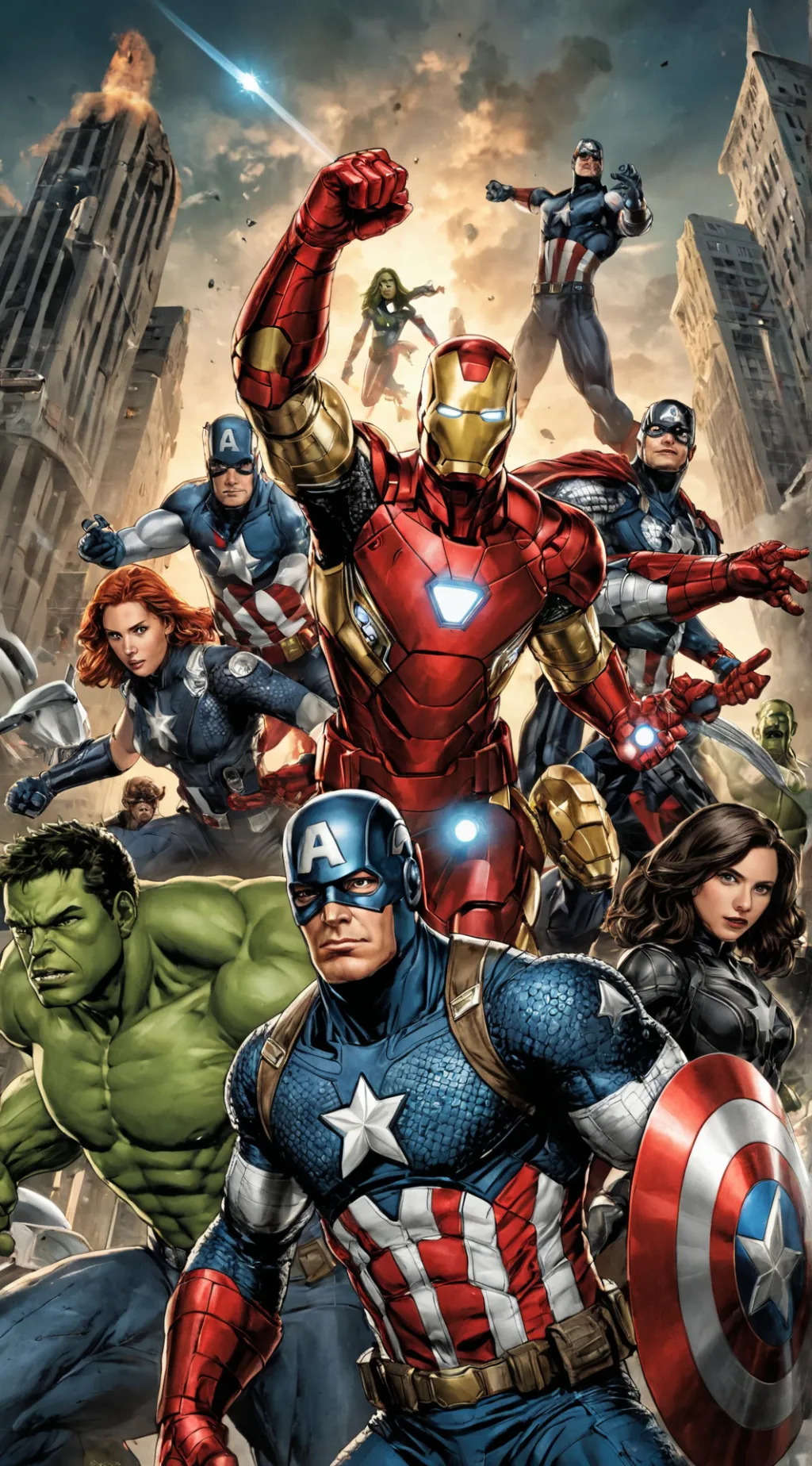 ai character:  Vingadores BR/RP background