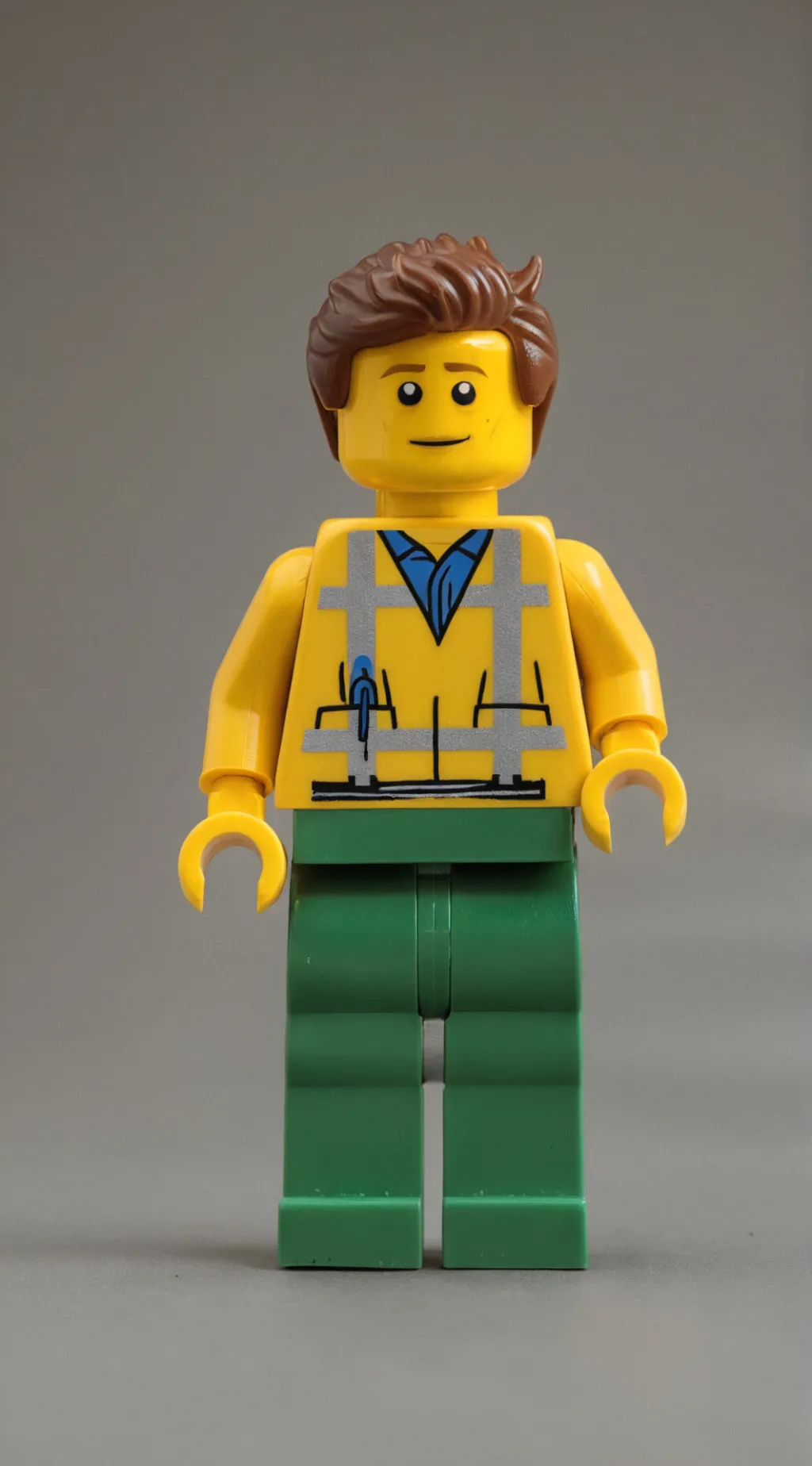 ai character: Lego man background